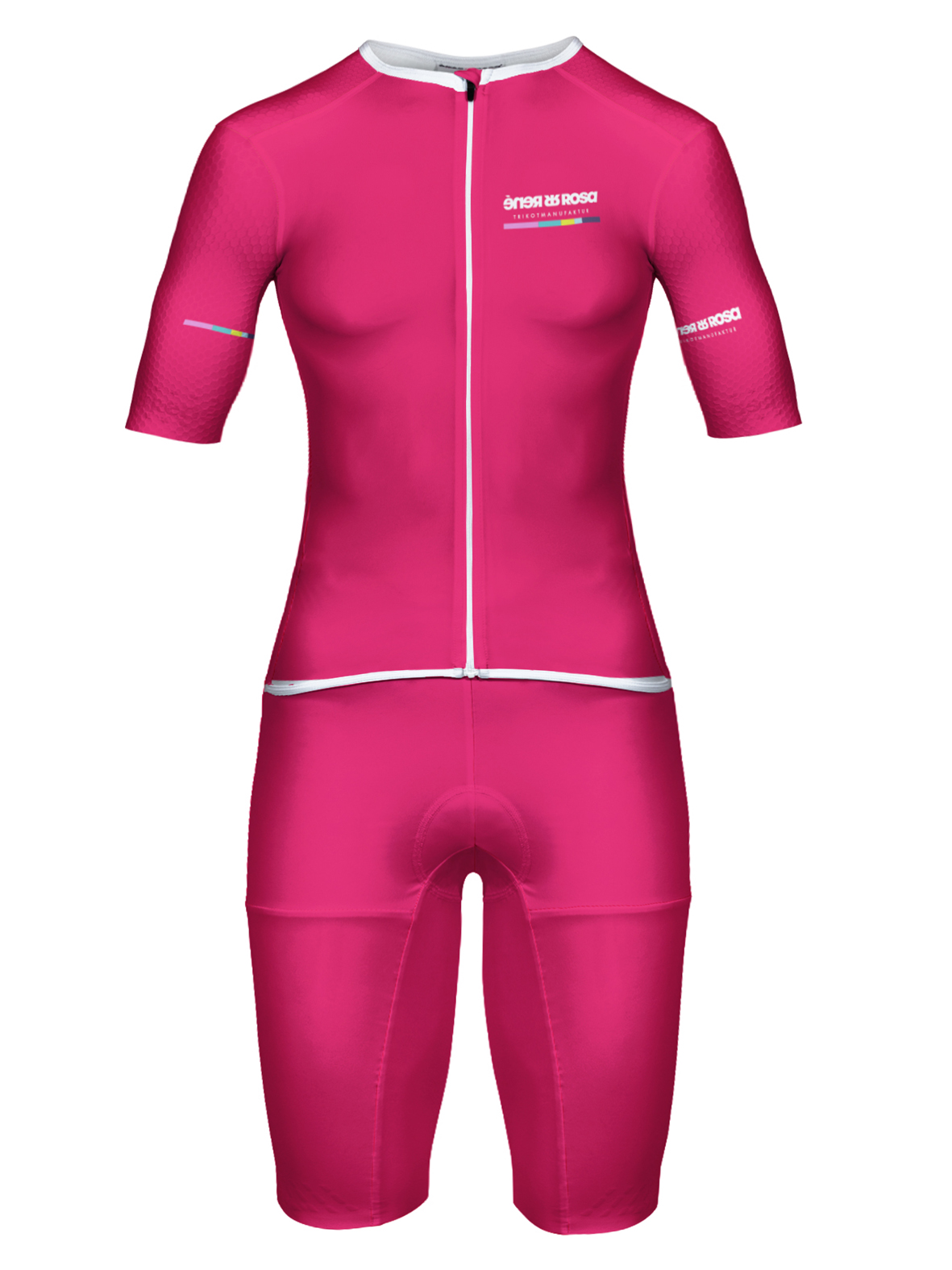Aero Triathlon Einteiler  RRT2777W Damen / RR-Stripes pink