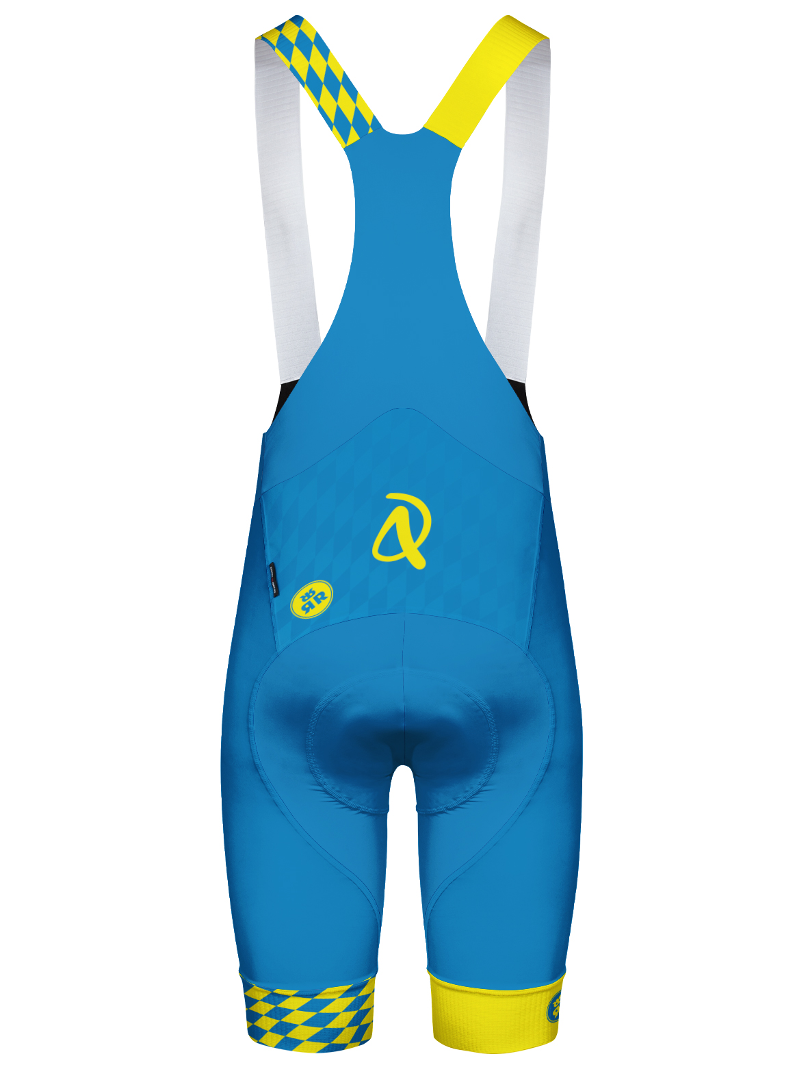 AeroSeam Cargo-BibShorts RRT2353M / blau - neongelb / Andi Dreitz AeroSeam Cargo-BibShorts RRT2353M / blau - neongelb / Andi Dreitz