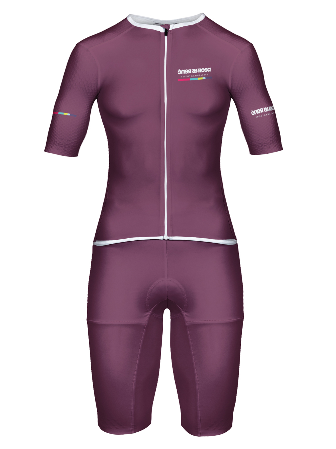 Aero Triathlon Einteiler  RRT2777W Damen / RR-Stripes Purple