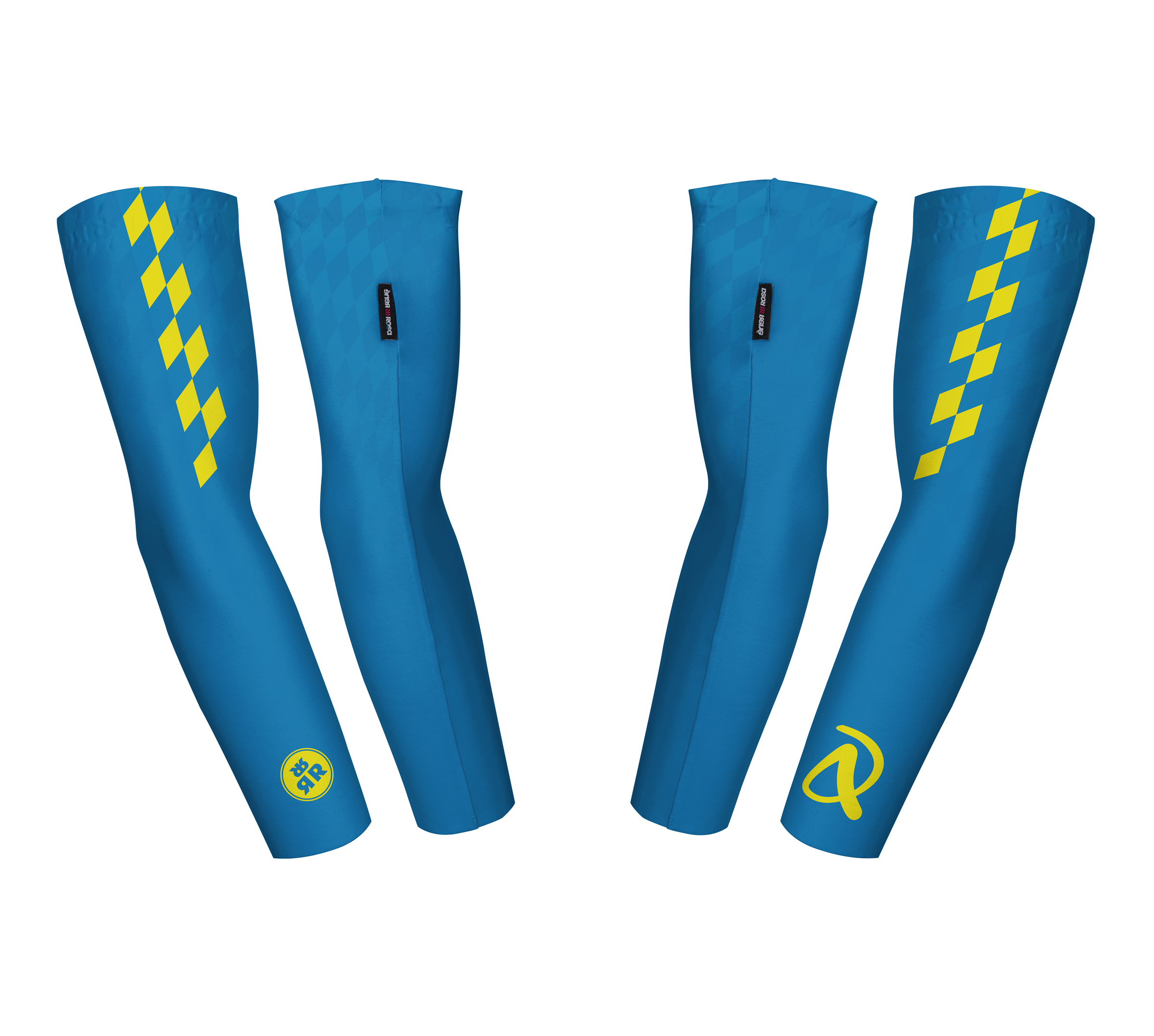 Armlinge RRT1940U / blau - neongelb / Andi Dreitz Armlinge RRT1940U / blau - neongelb / Andi Dreitz