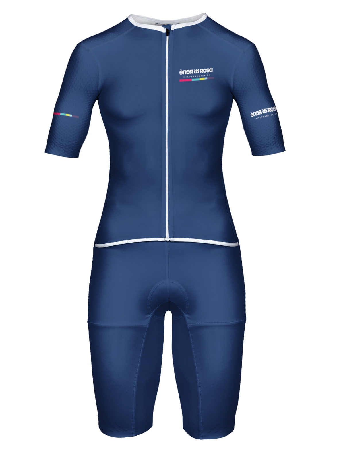 Aero Triathlon Einteiler  RRT2777W Damen / RR-Stripes blau