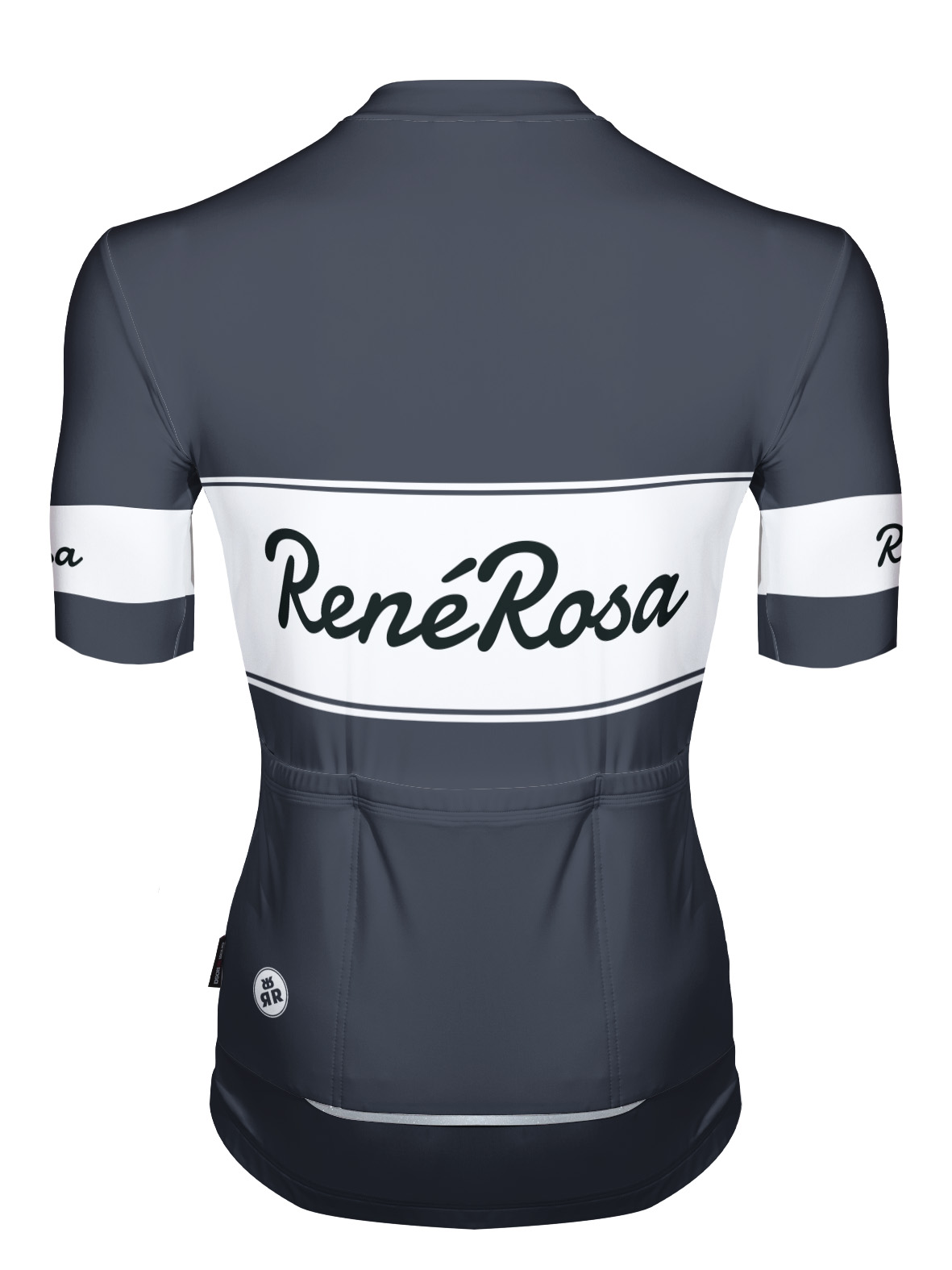 Kurzarm Radtrikot  RRT2048M RenéRosa Vintagestyle Blueberry