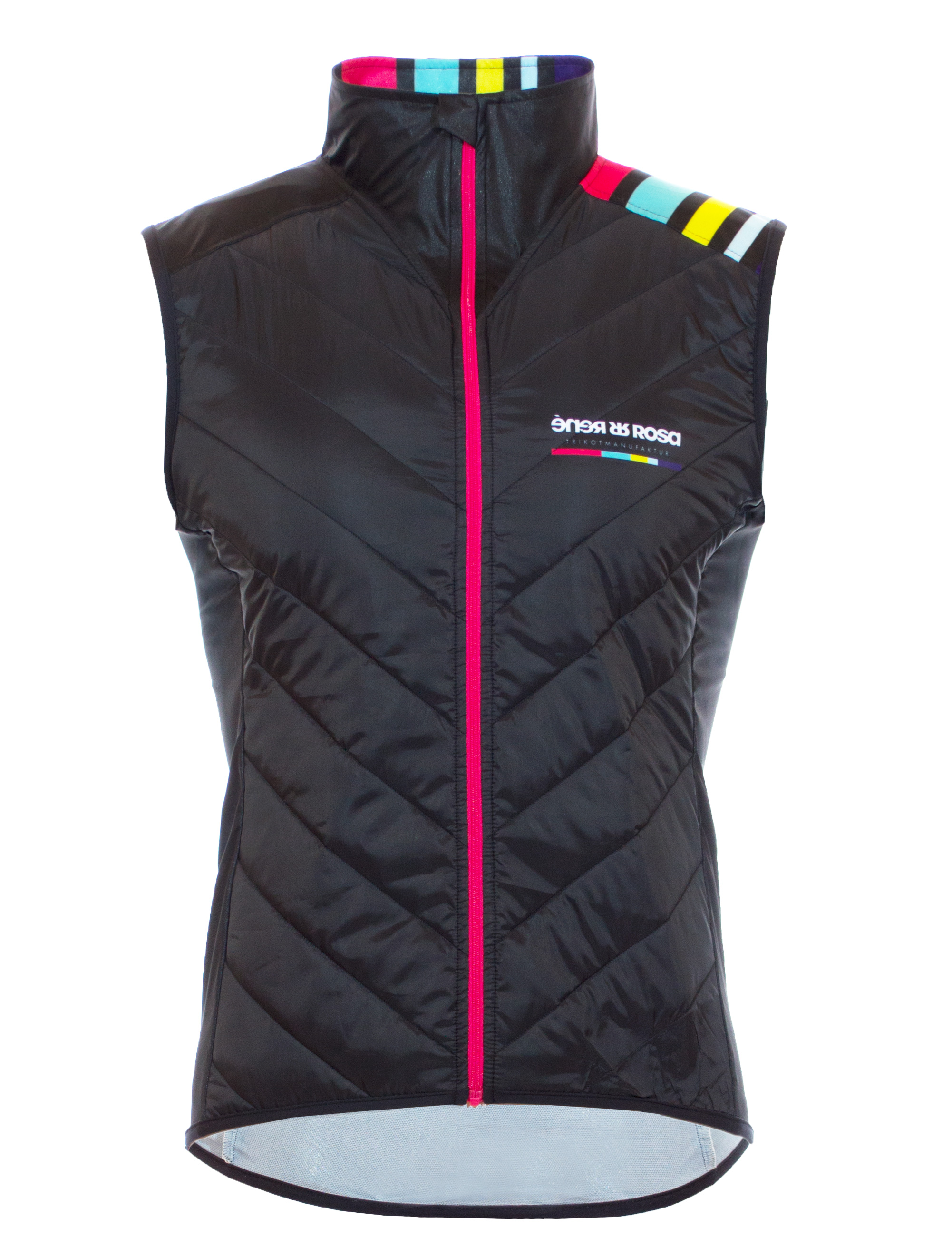 ProSeries Steppwindweste  RRT1101M / RR-Stripes schwarz 