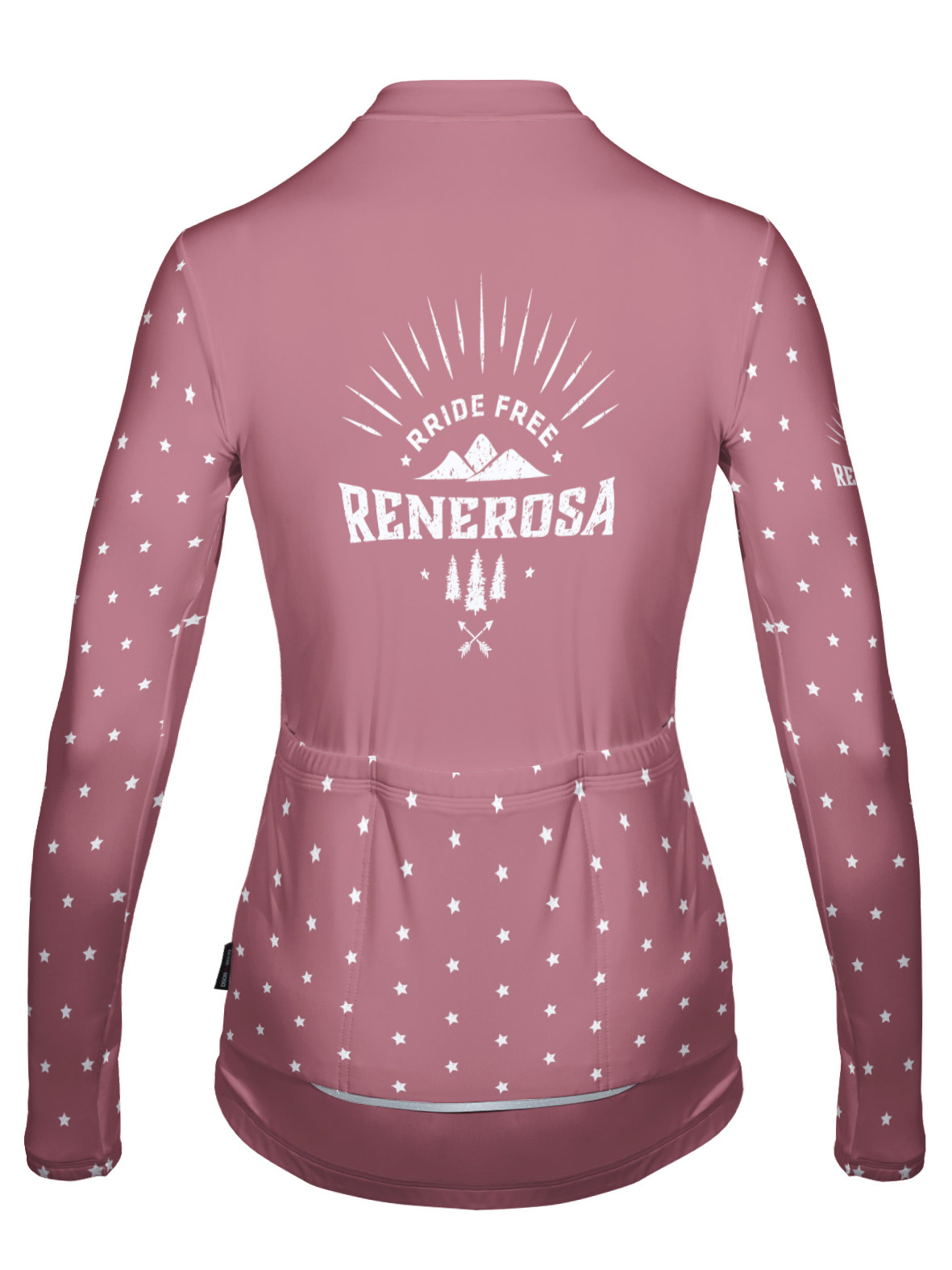 Langarmradtrikot RRT2074W Damen / RRideFree Star Smoothberry