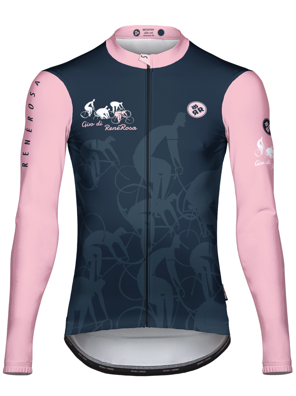 Langarmradtrikot RRT2074M / Giro di RenéRosa