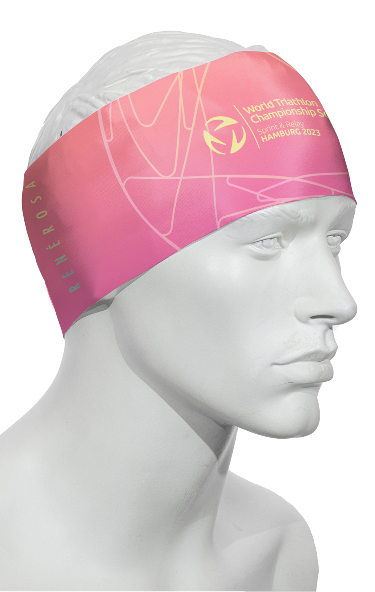 Stirnband RRT991U / World Triathlon Hamburg 2023 Pink