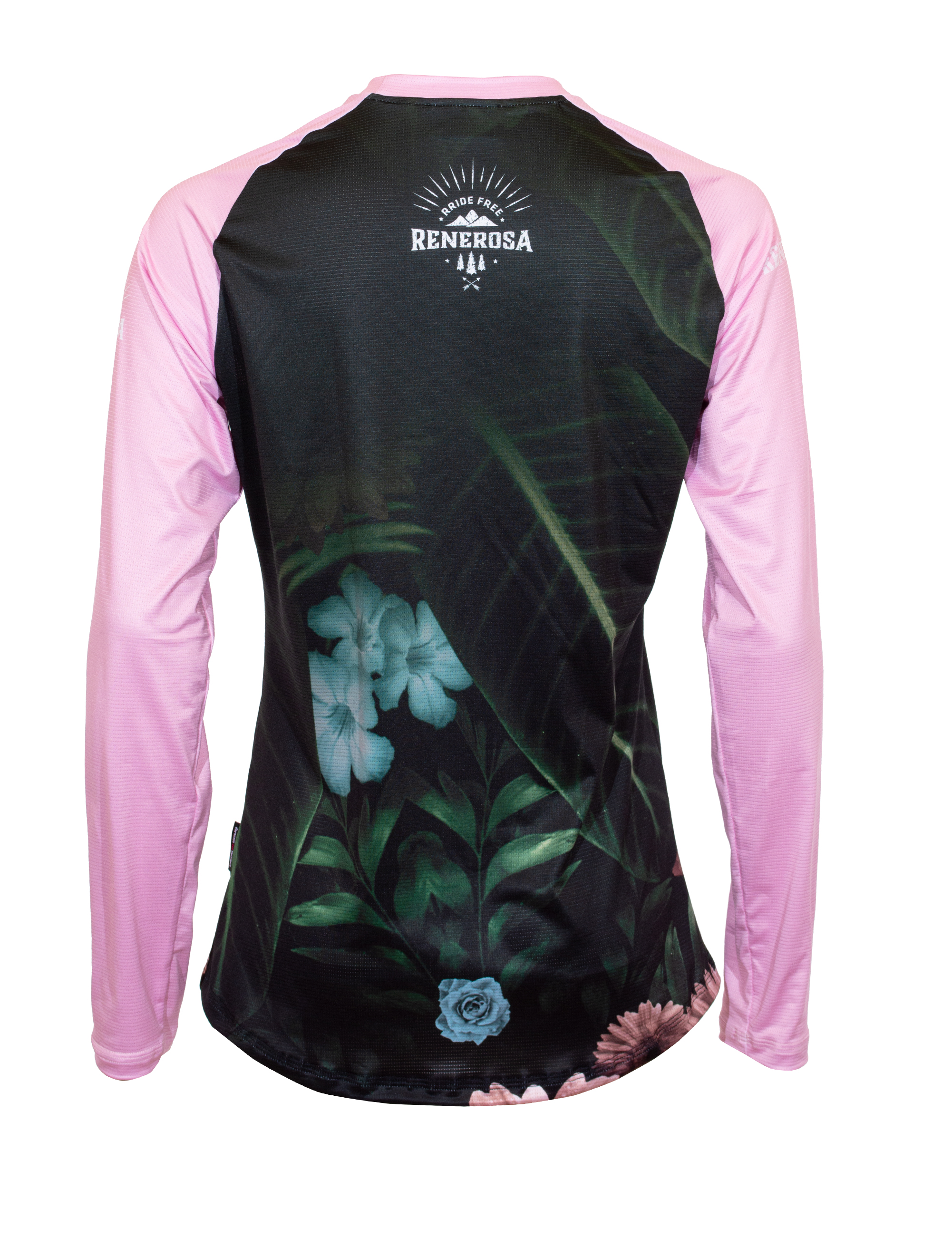 MTB/E-Bike Longsleeve Damen Jersey RRT615W / RRideFree FlowerRosa 