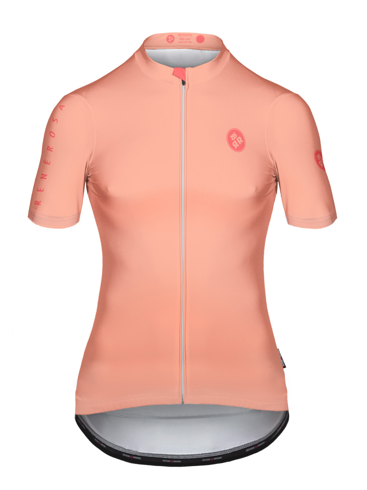 Kurzarm Radtrikot Damen RRT2048W Eco ColorCouple PaleRosette