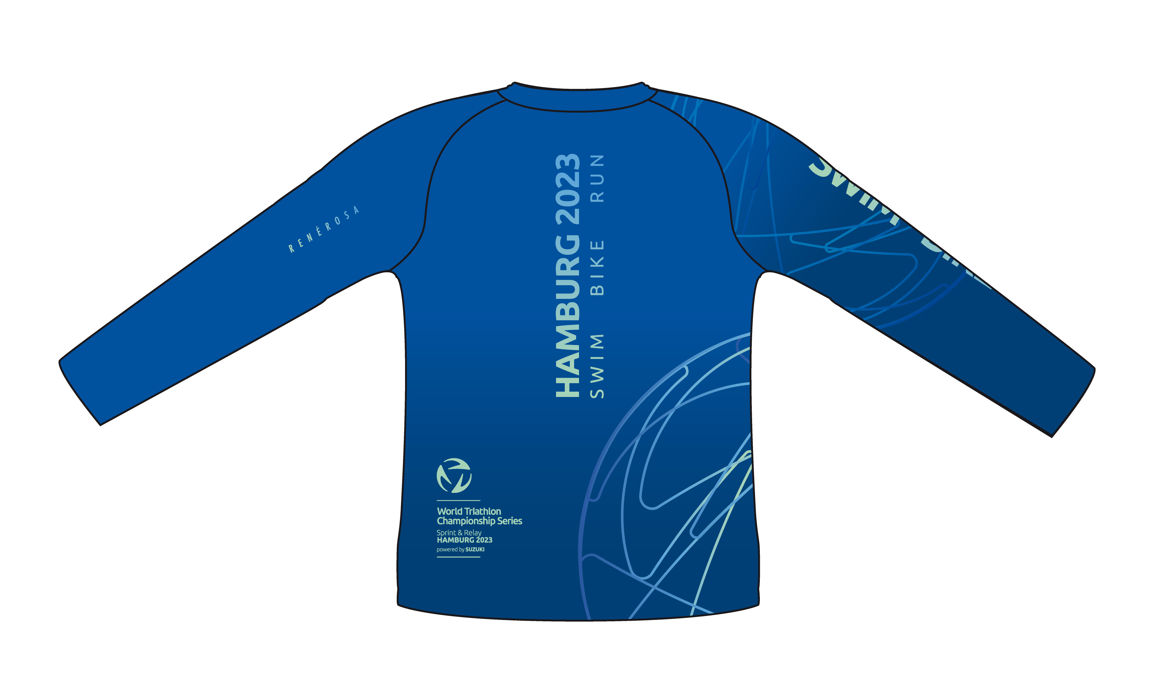 Sport Laufshirt Langarm Ultimate RRT806M / World Triathlon Hamburg 2023