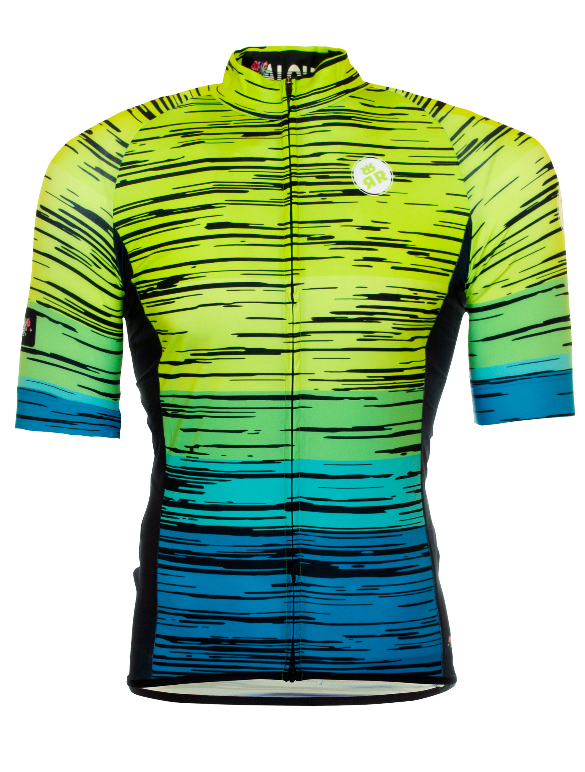 Kurzarm Radtrikot RRT046M / Aloha Lime