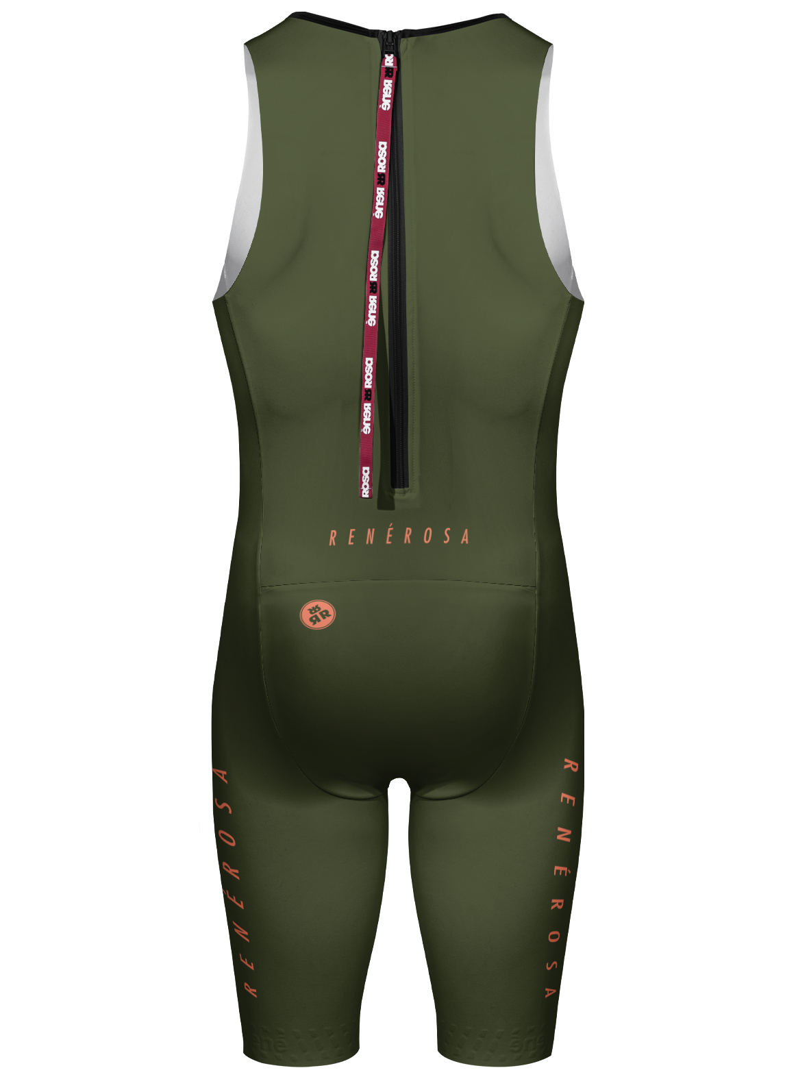 Aero Triathlon Kurzdistanzeinteiler  RRT2780M / CC22 Forest-Orange