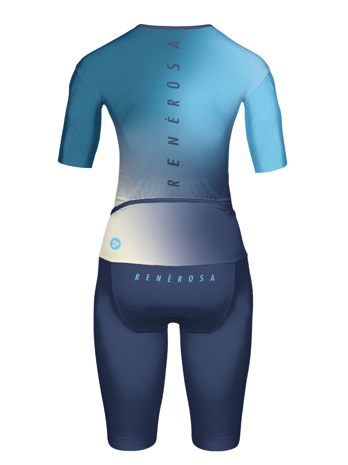 Aero Triathlon Einteiler RRT2777 Revolution / RR Delight Ocean-Blue