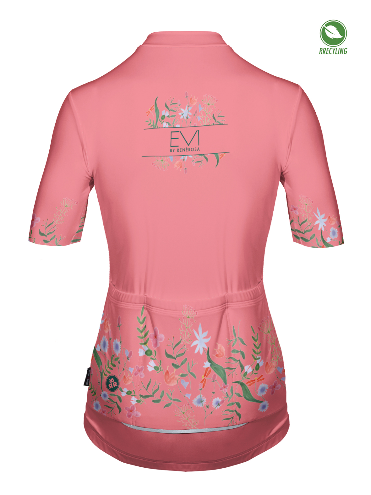 Kurzarm Radtrikot  Damen RRT2048W / Evi Bergblüte Alpenrose