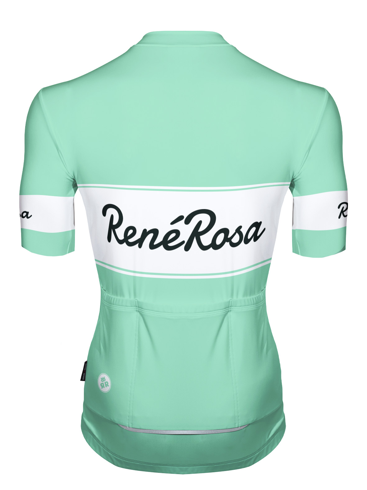 Kurzarm Radtrikot  RRT2048M RenéRosa Vintagestyle Celeste