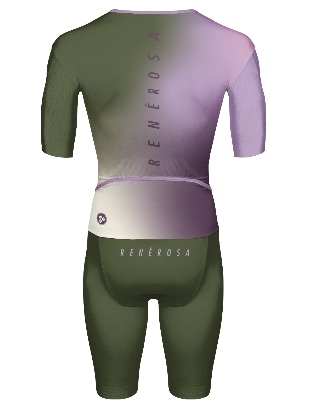 Aaero Triathlon Einteiler  RRT2777M Revolution/ RR Delight  Olive-Lavender