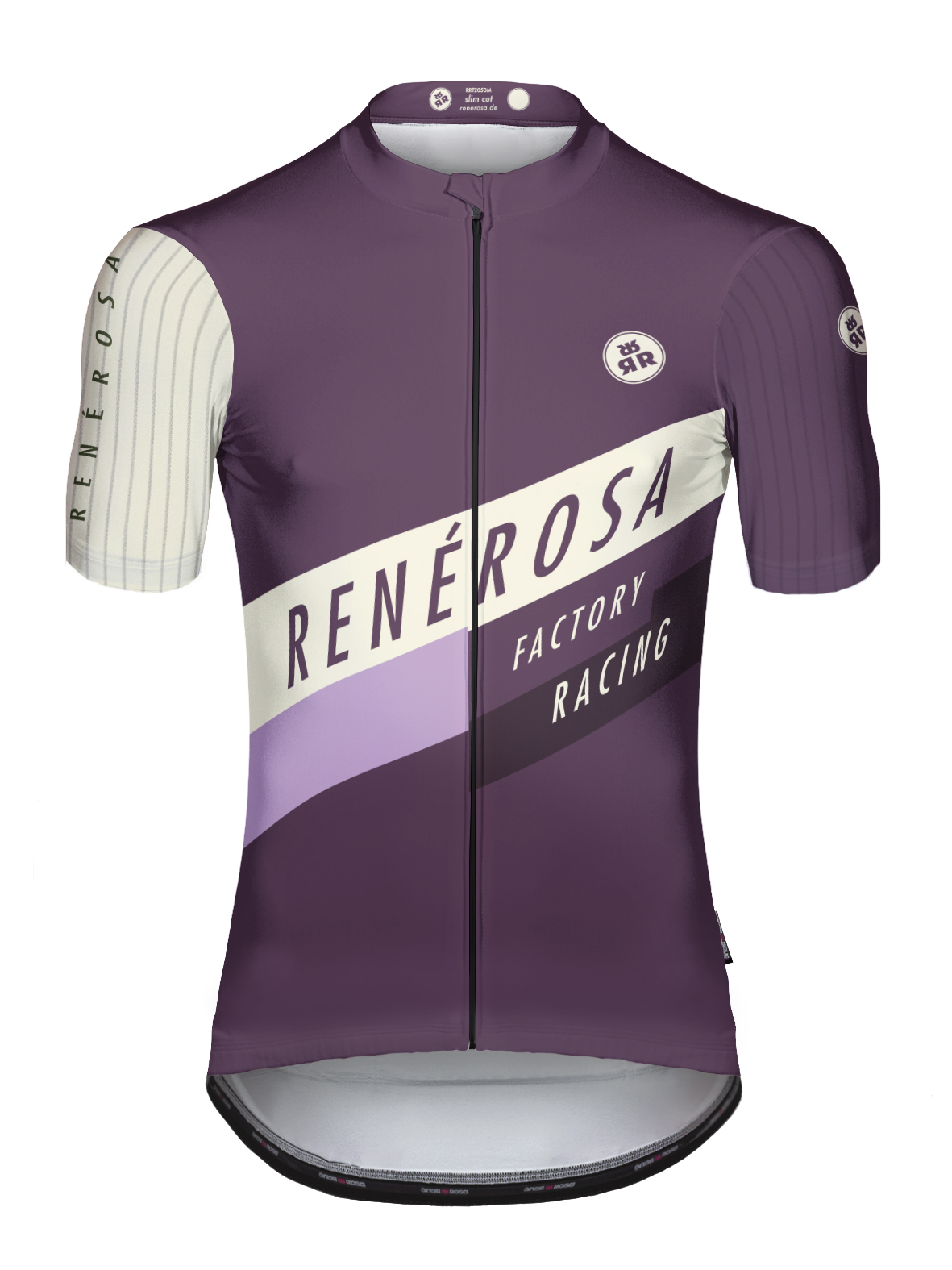 Kurzarm Radtrikot  Aero Summer RRT2048M RenéRosa Factory Racing Purple