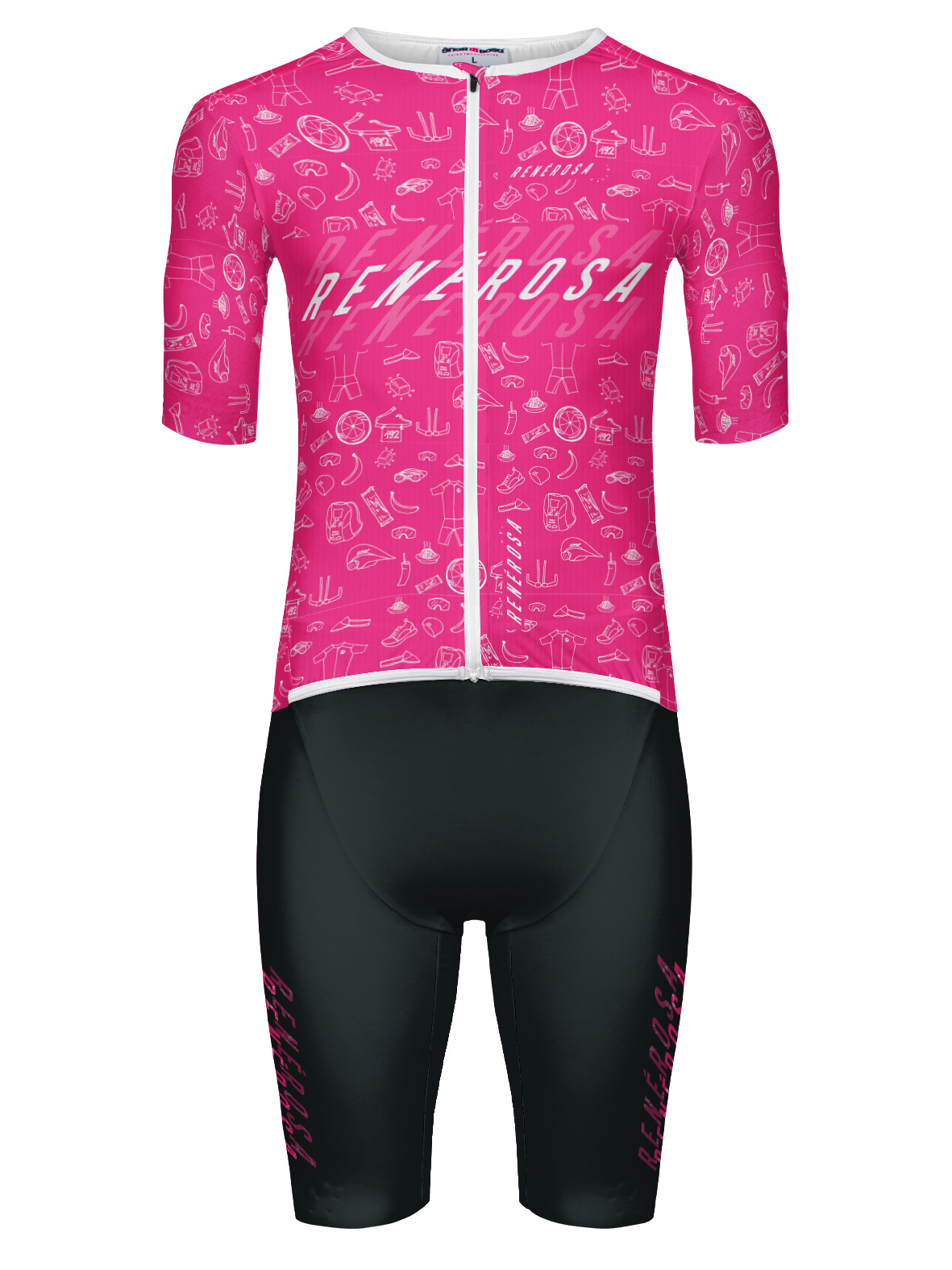 Aaero Triathlon Einteiler  RRT2777M Revolution/ RR NEO Partyofyourlife Pink