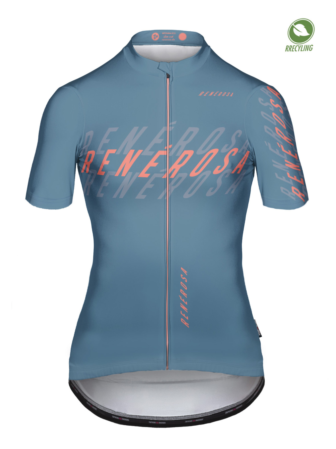 Kurzarm Radtrikot RRT2048 RenéRosa Neo- Denimblue Kurzarm Radtrikot RRT2048 RenéRosa Neo- Denimblue