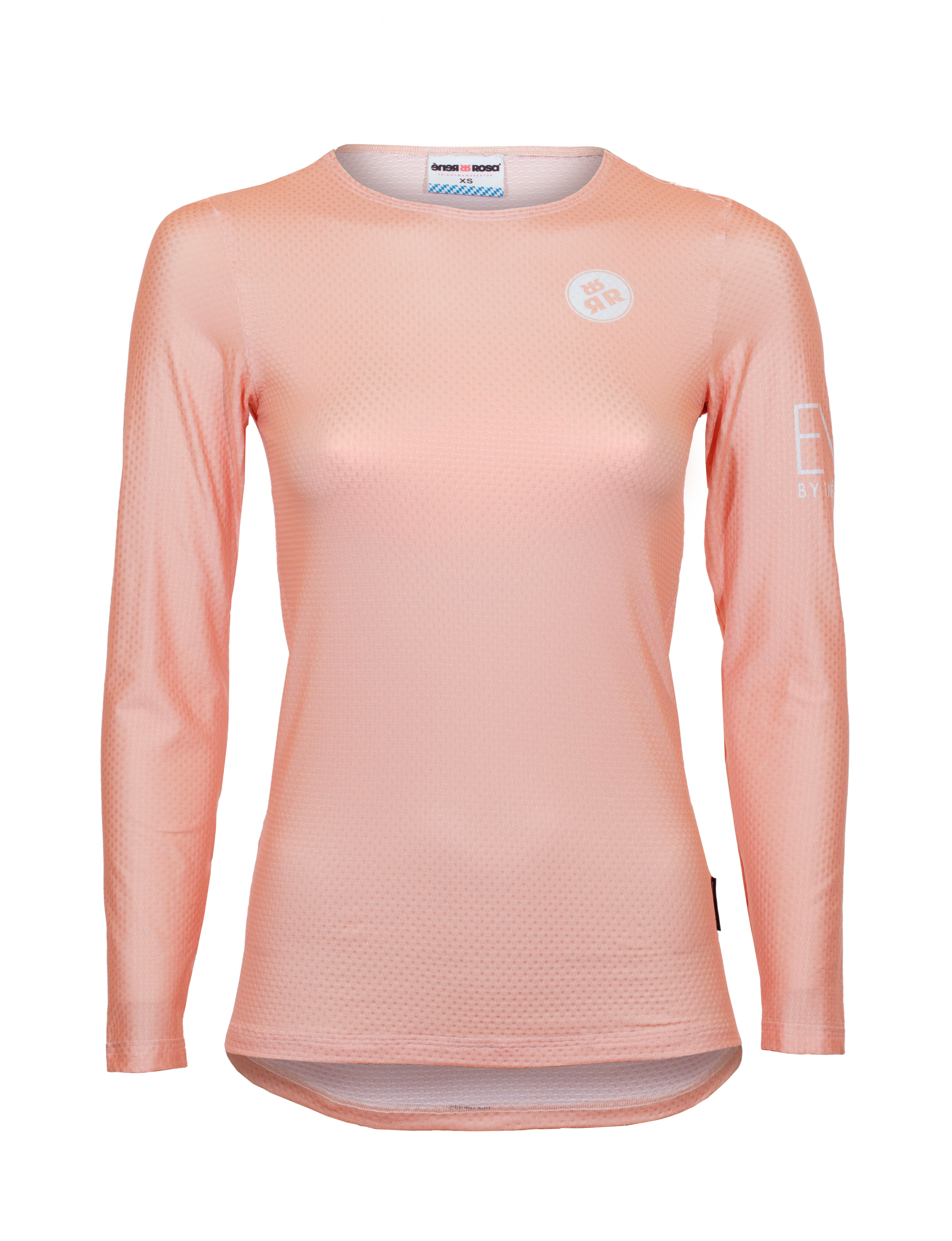 Sportunterhemd Langarm RRT817U / Evi Peach Sportunterhemd Langarm RRT817U / Evi Peach