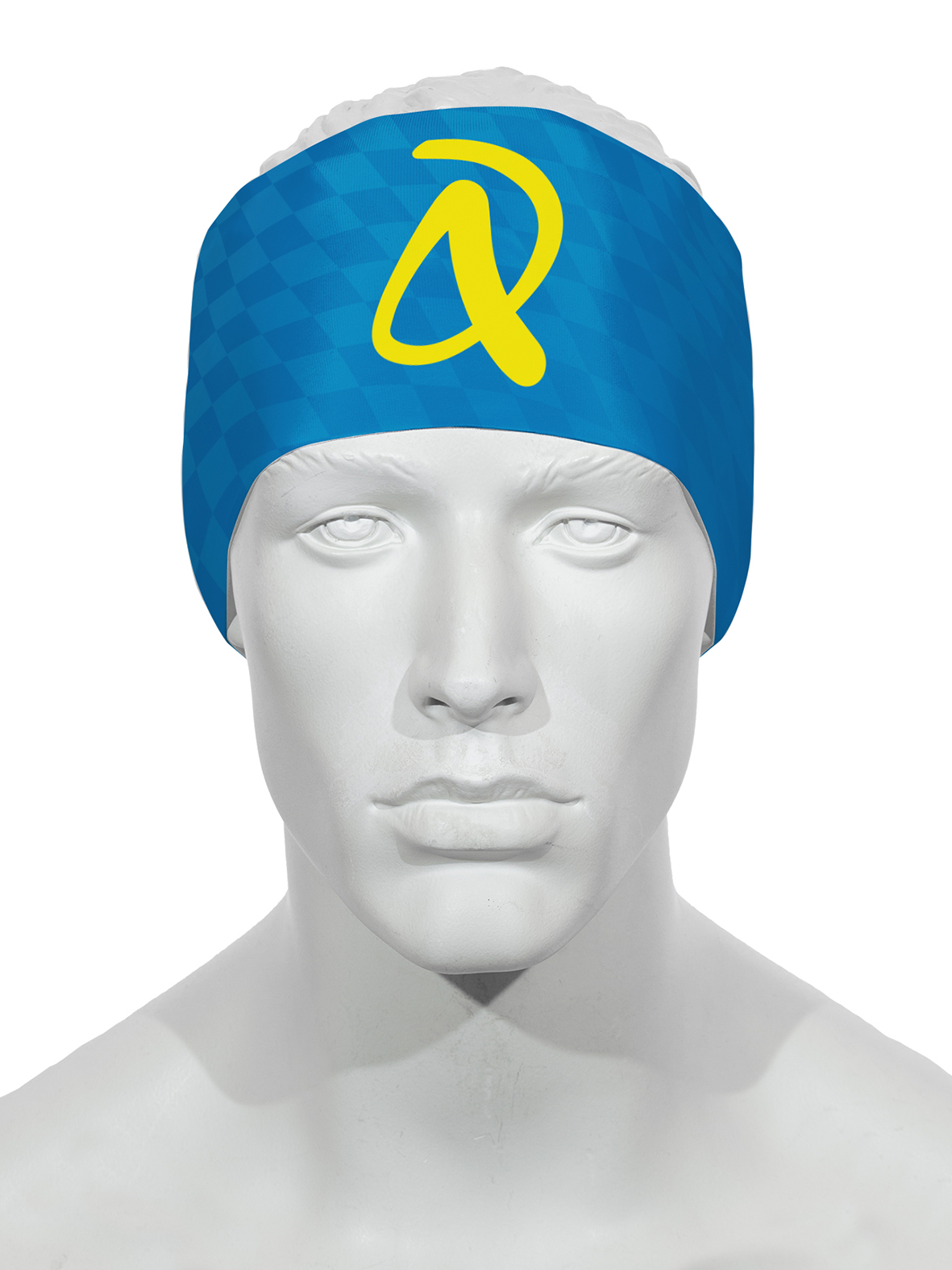 Stirnband RRT991U / blau - neongelb / Andi Dreitz
