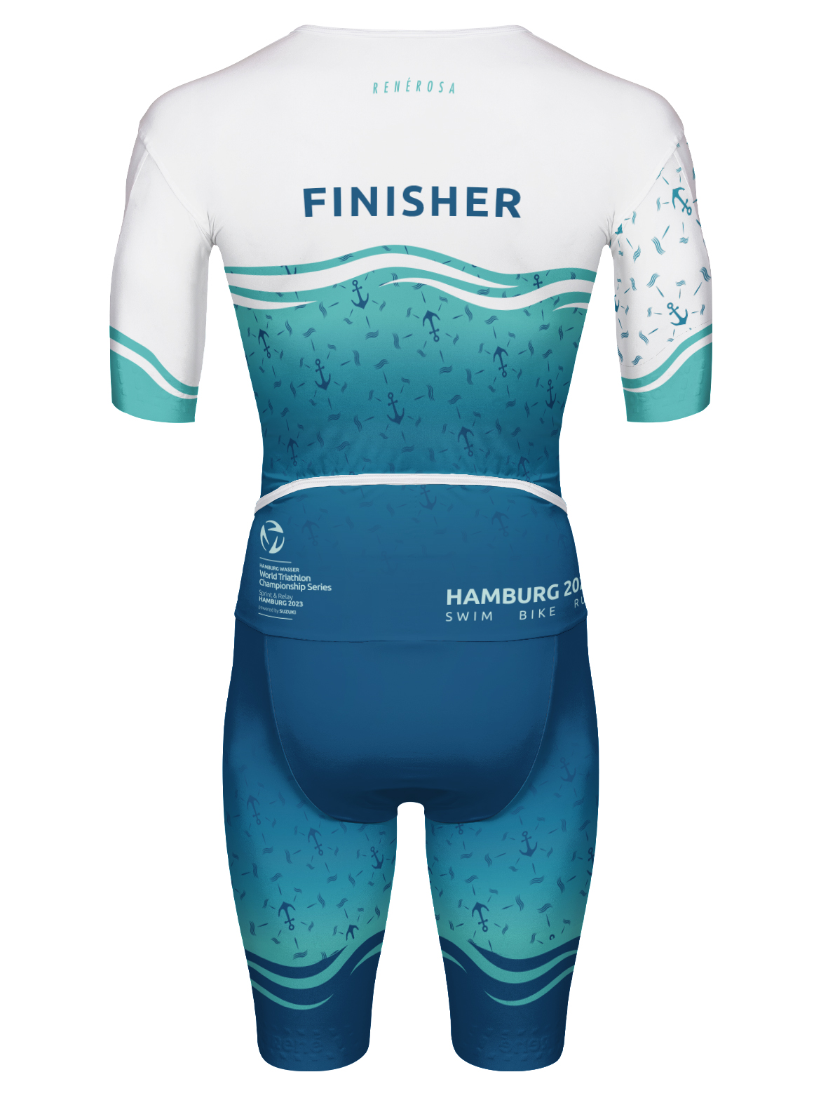Aero Triathlon Einteiler RRT2790M Aero Triathlon Suit/ World Triathlon Hamburg Finisher 2023