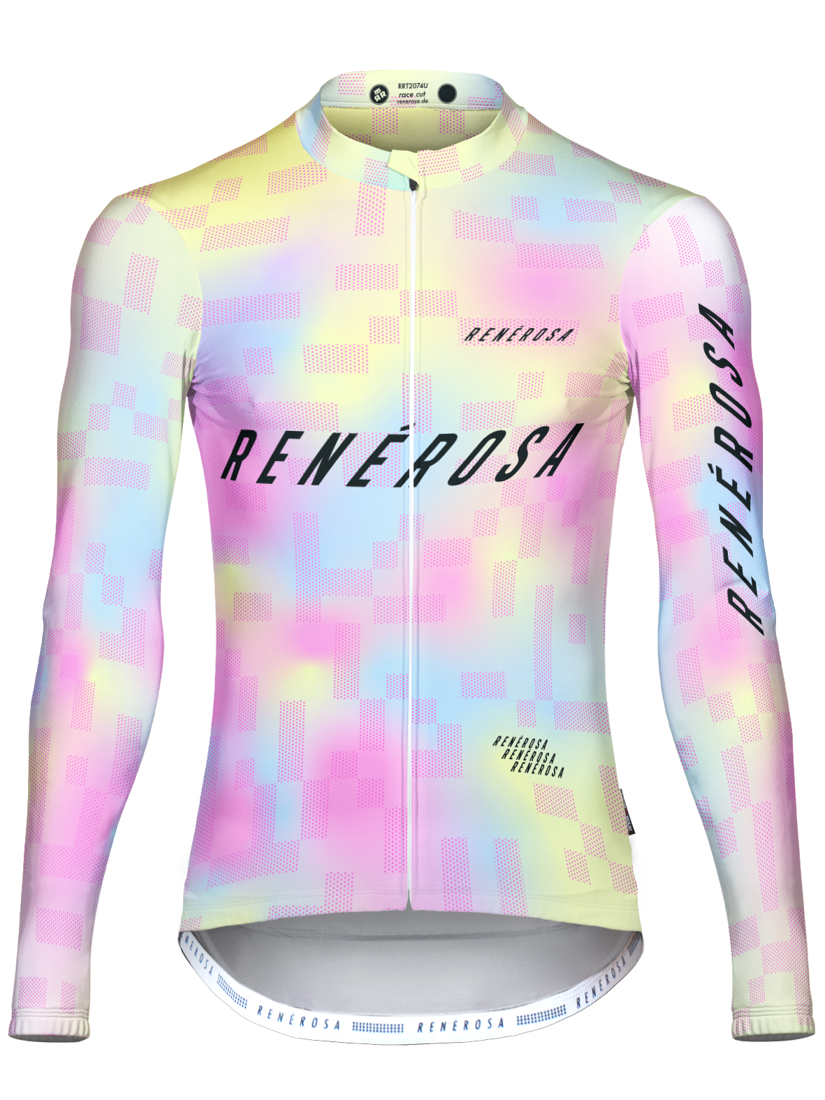 Langarmradtrikot RRT2074U / Pixel Bunt