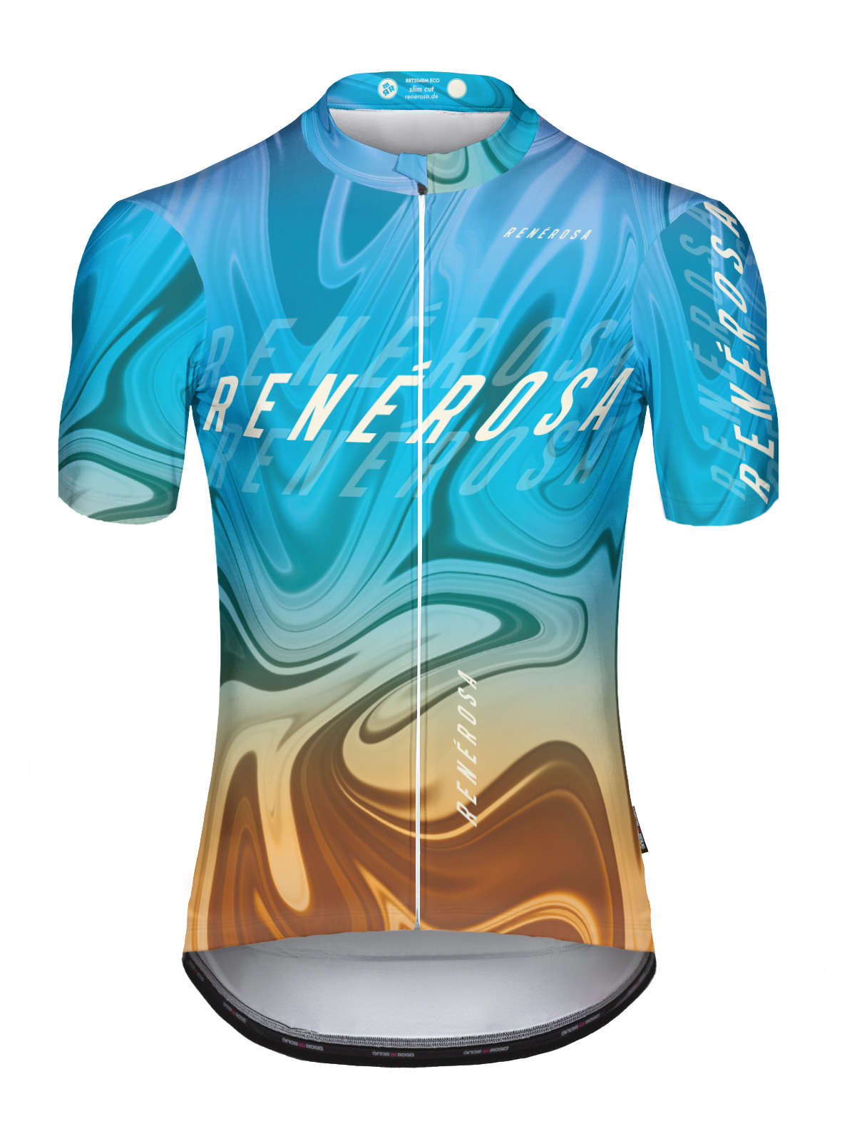 Kurzarm Radtrikot  RRT2048 RenéRosa Hyperdelic Beach