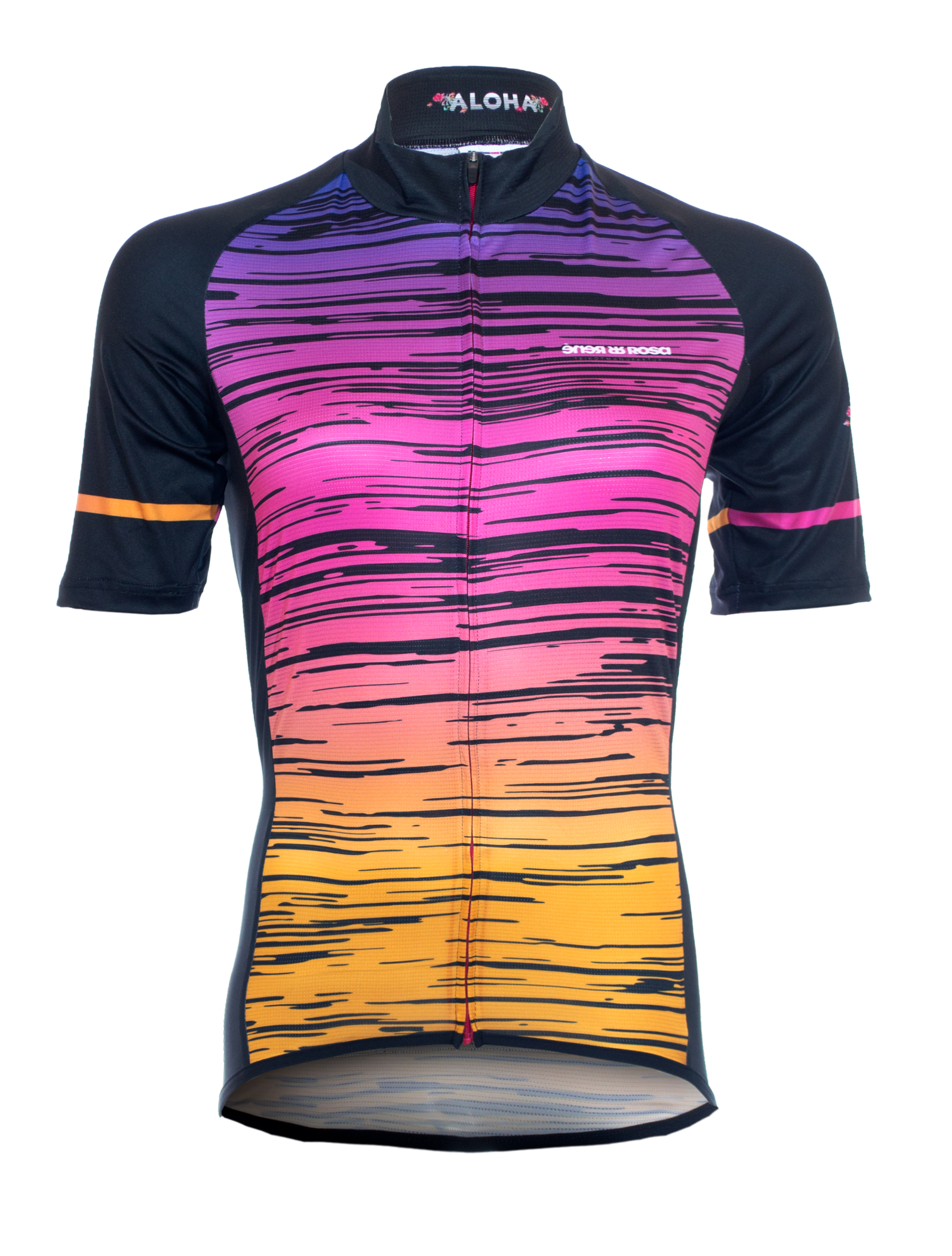 Kurzarm Radtrikot RRT043M / Aloha Sunset