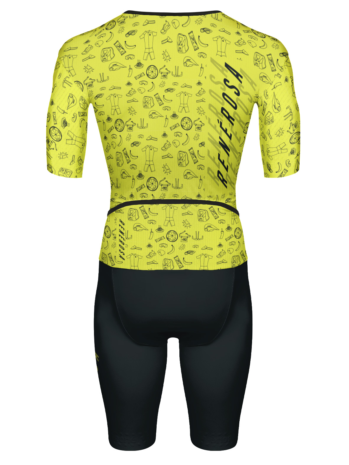 Aaero Triathlon Einteiler  RRT2777M Revolution/ RR NEO Partyofyourlife Yellow