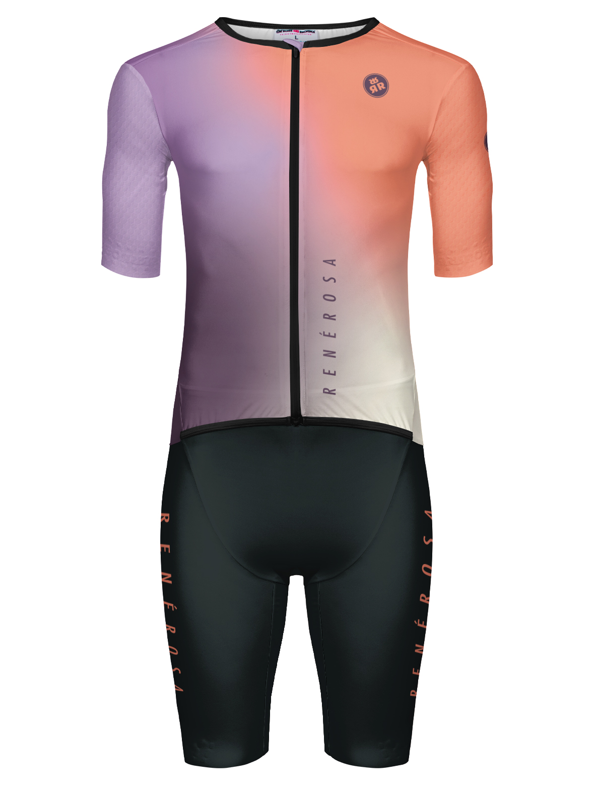 Aaero Triathlon Einteiler  RRT2777M Revolution/ RR Delight  Orange-Lavender