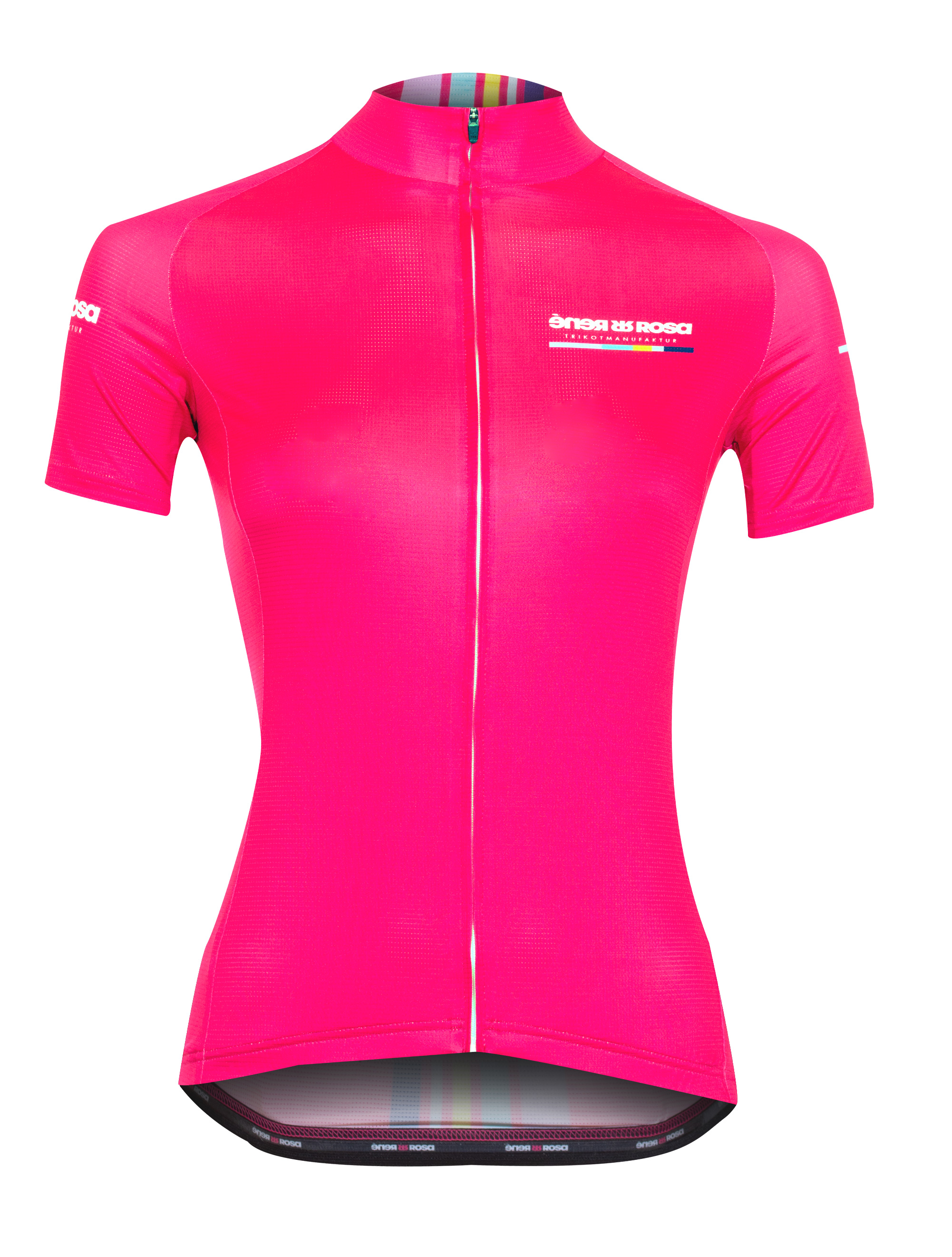 Kurzarm Radtrikot RRT047W /  RR-Stripes Pink