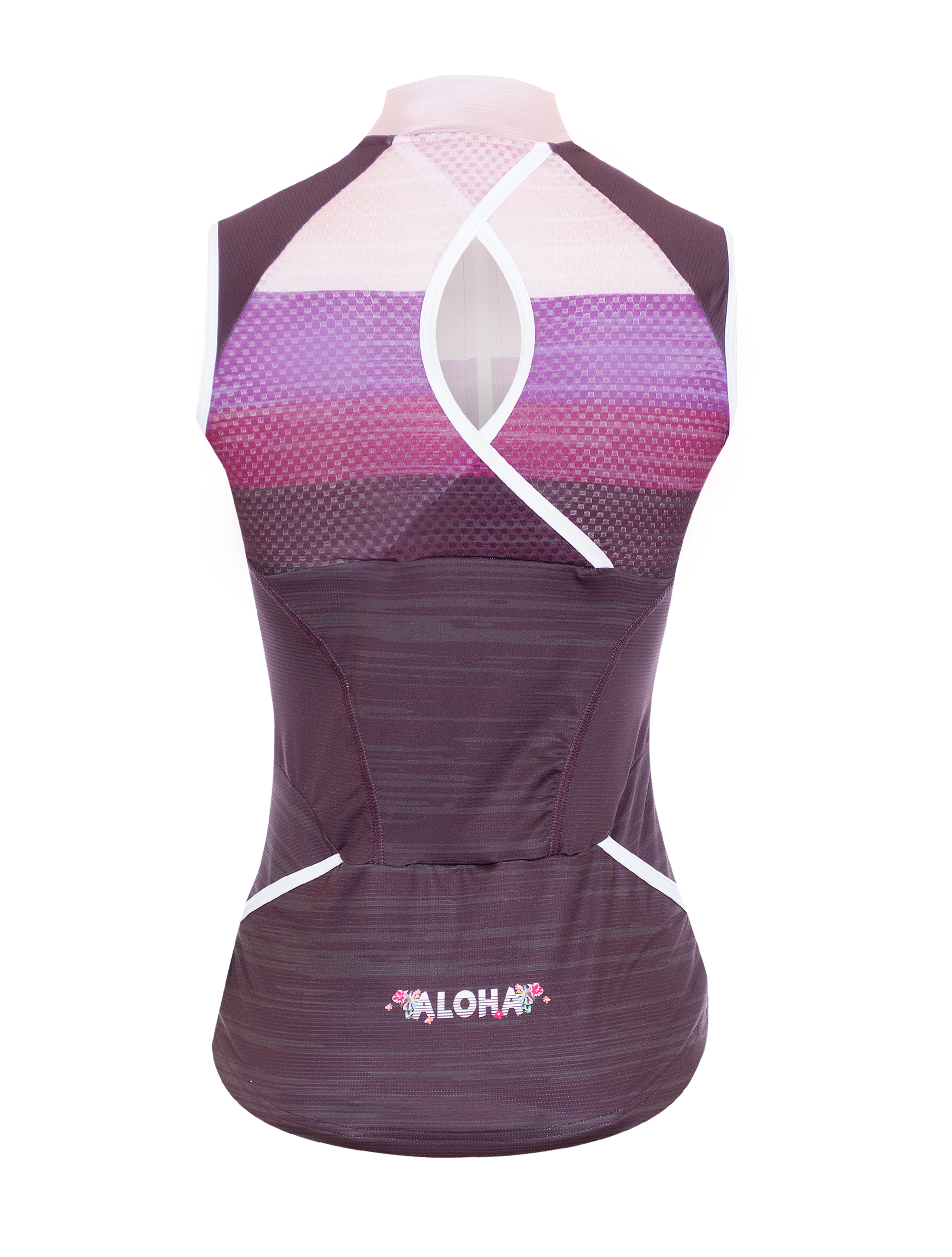 Ärmelloses Radtrikot RRT3300W / Aloha Berry