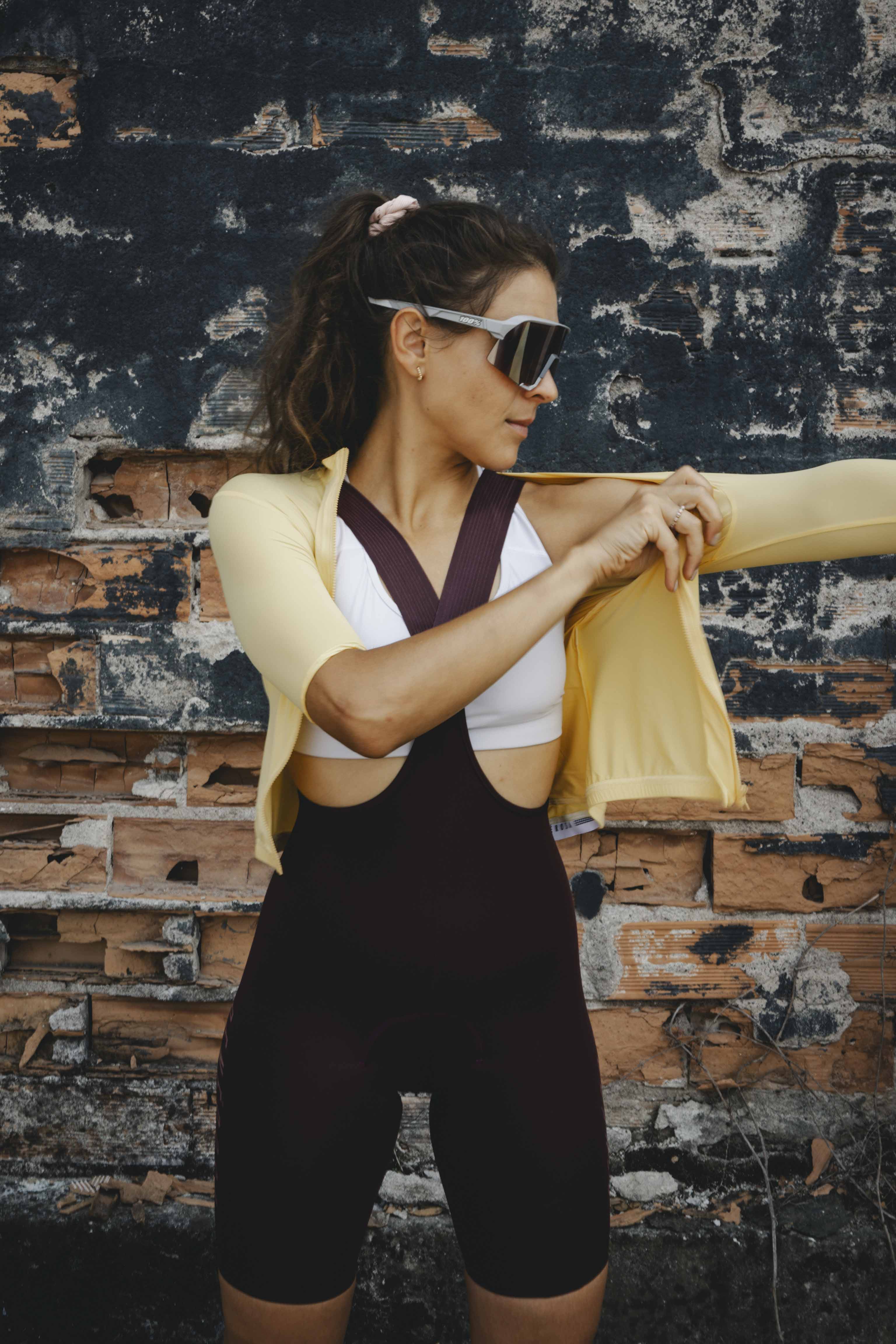 Kurzarm Radtrikot RRT2048UP RenéRosa Neo Sunlight Yellow