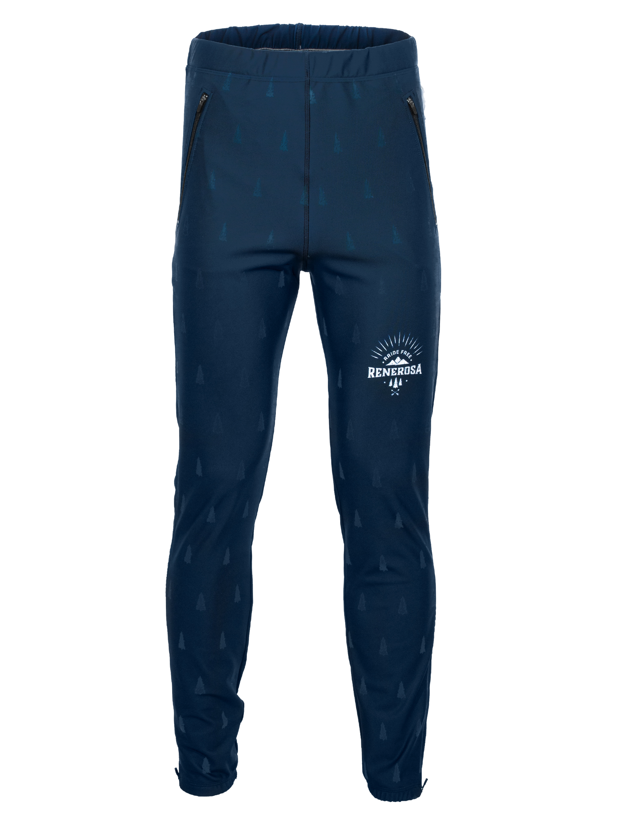 Cross Country Skiing Warming Pants RRT130M / RRide Free Dark Blue