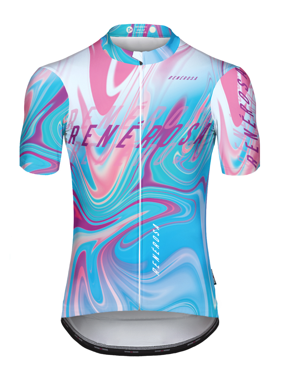 Kurzarm Radtrikot  RRT2048 RenéRosa Hyperdelic IceCream