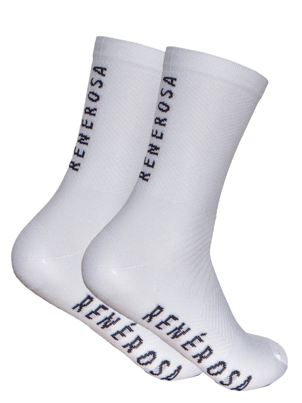 Fahrradsocken 985U / RenéRosa weiss