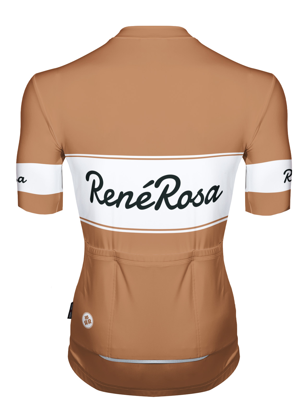 Kurzarm Radtrikot  RRT2048M RenéRosa Vintagestyle Caramell