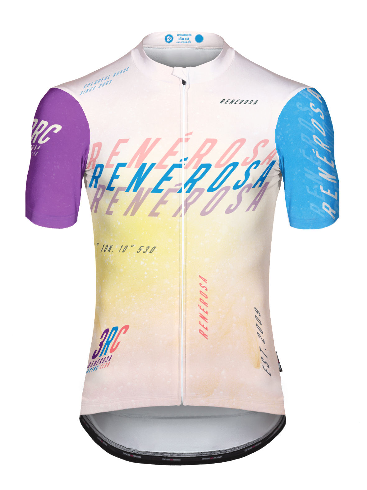 Kurzarm Radtrikot RRT2048 RenéRosa 3RC 