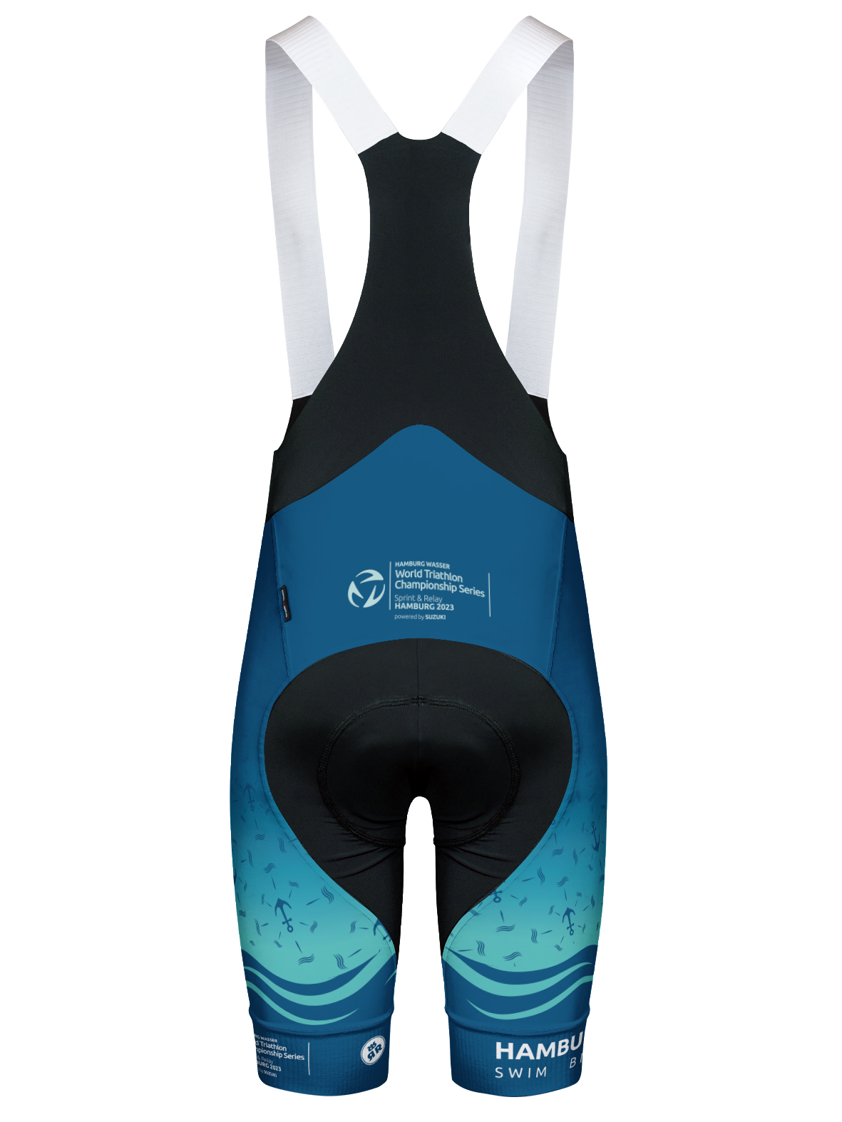 AeroSeam Trägerradhose RRT2350M /AeroSeam bib short/ World Triathlon Hamburg Finisher 2023