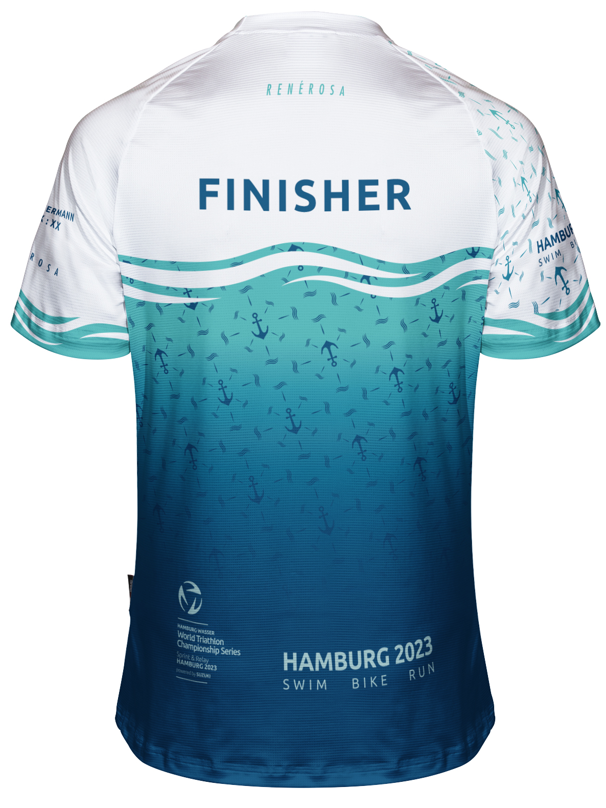 Laufshirt RRT801M /Running Shirt  World Triathlon Hamburg  Finisher 2023