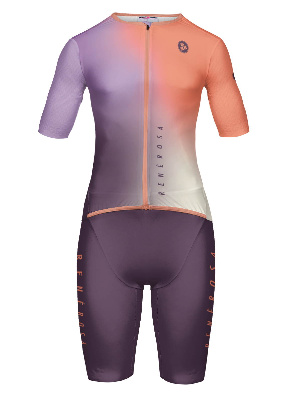 Aaero Triathlon Einteiler  RRT2777W Revolution/ RR Delight  Orange-Lavender 