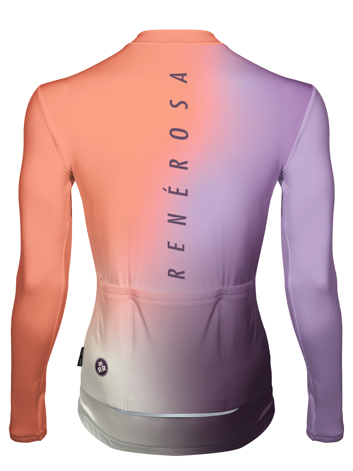 Langarmradtrikot RRT2074M / RR Delight Orange Lavender