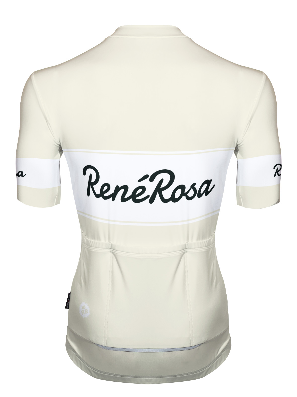 Kurzarm Radtrikot  RRT2048M RenéRosa Vintagestyle Cremeweiss