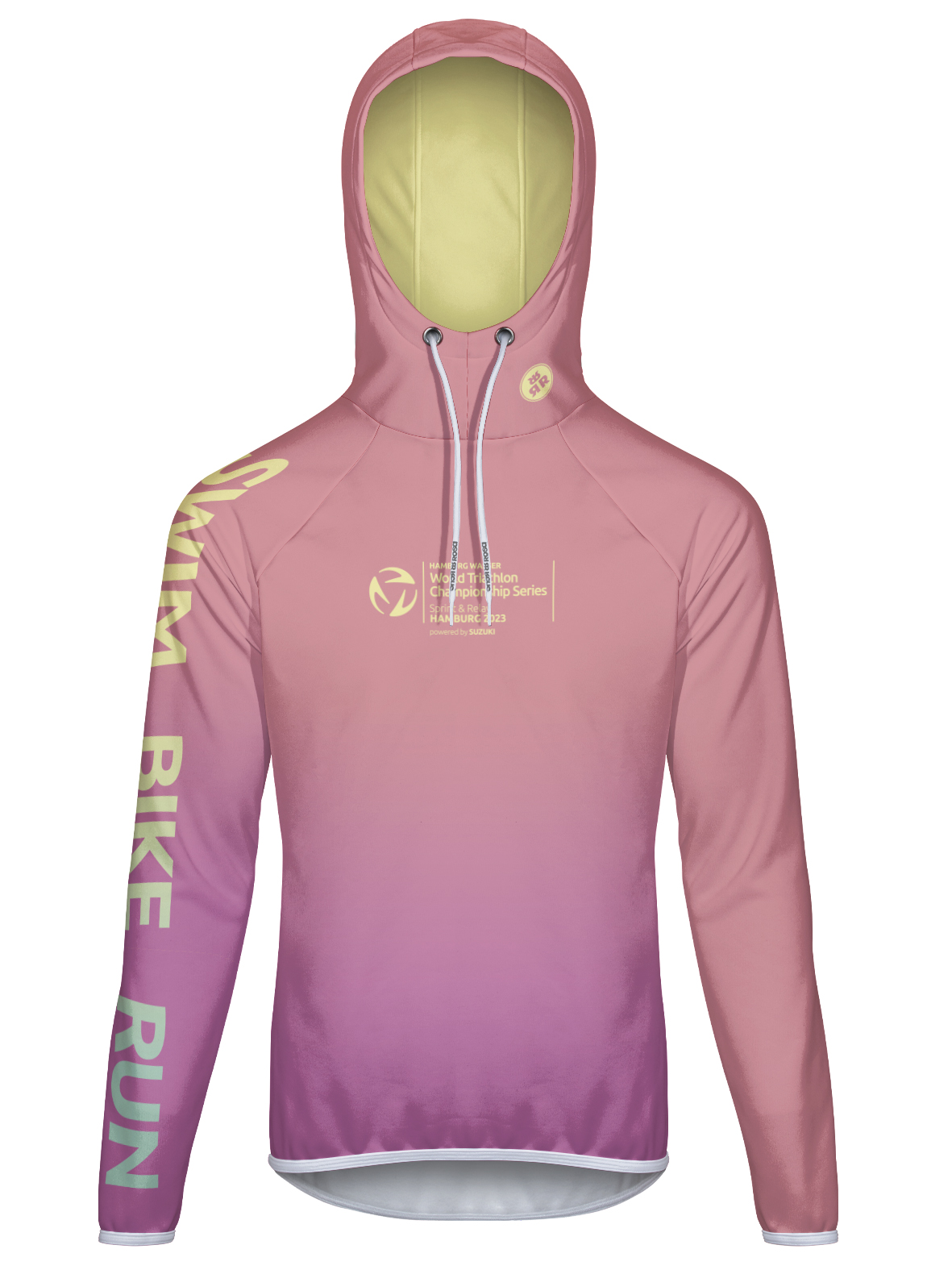 Sport Funktions-Hoodie RRT3244W /  World Triathlon Hamburg 2023 Pink