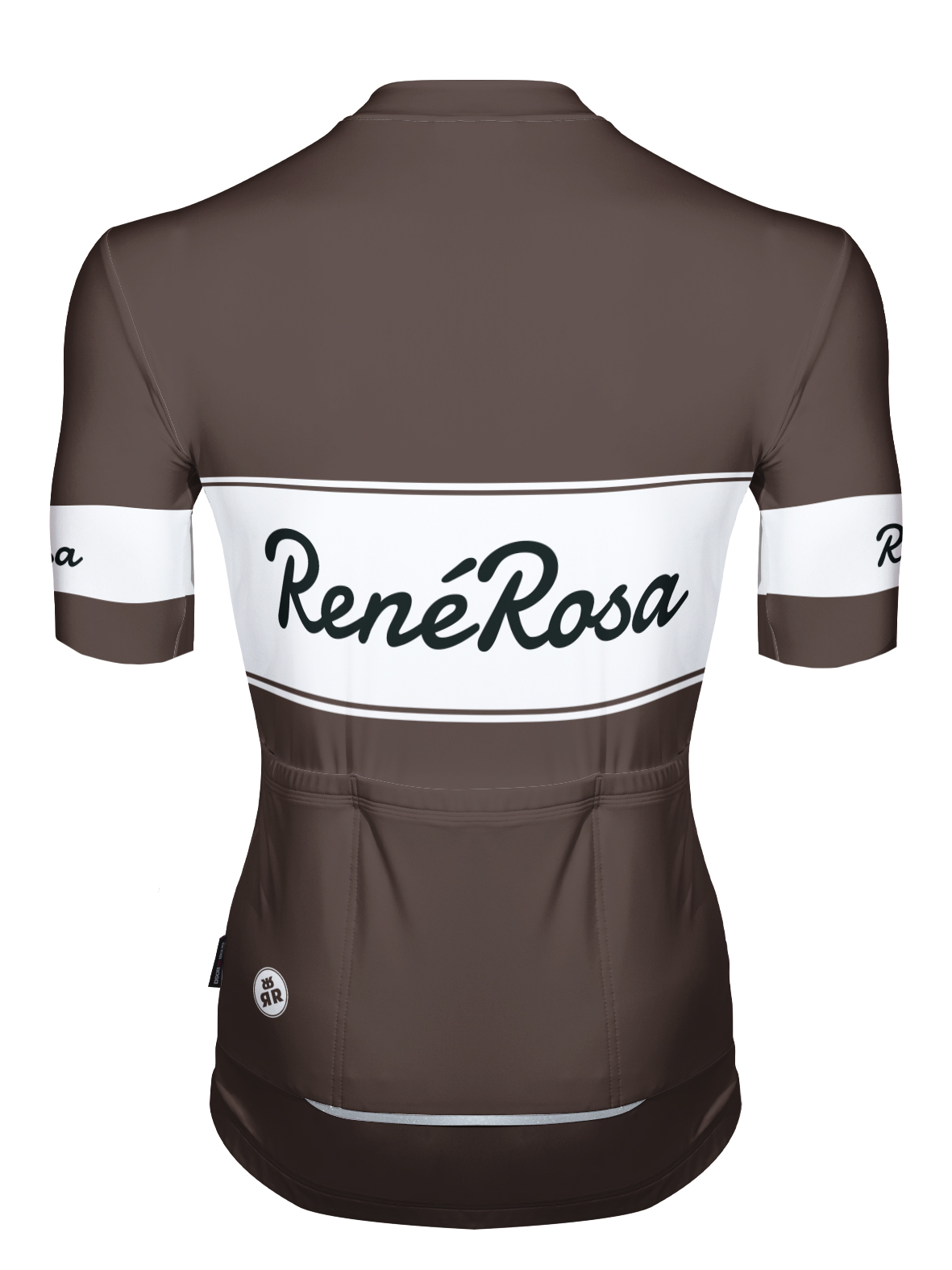 Kurzarm Radtrikot  RRT2048M RenéRosa Vintagestyle Coffeebrown