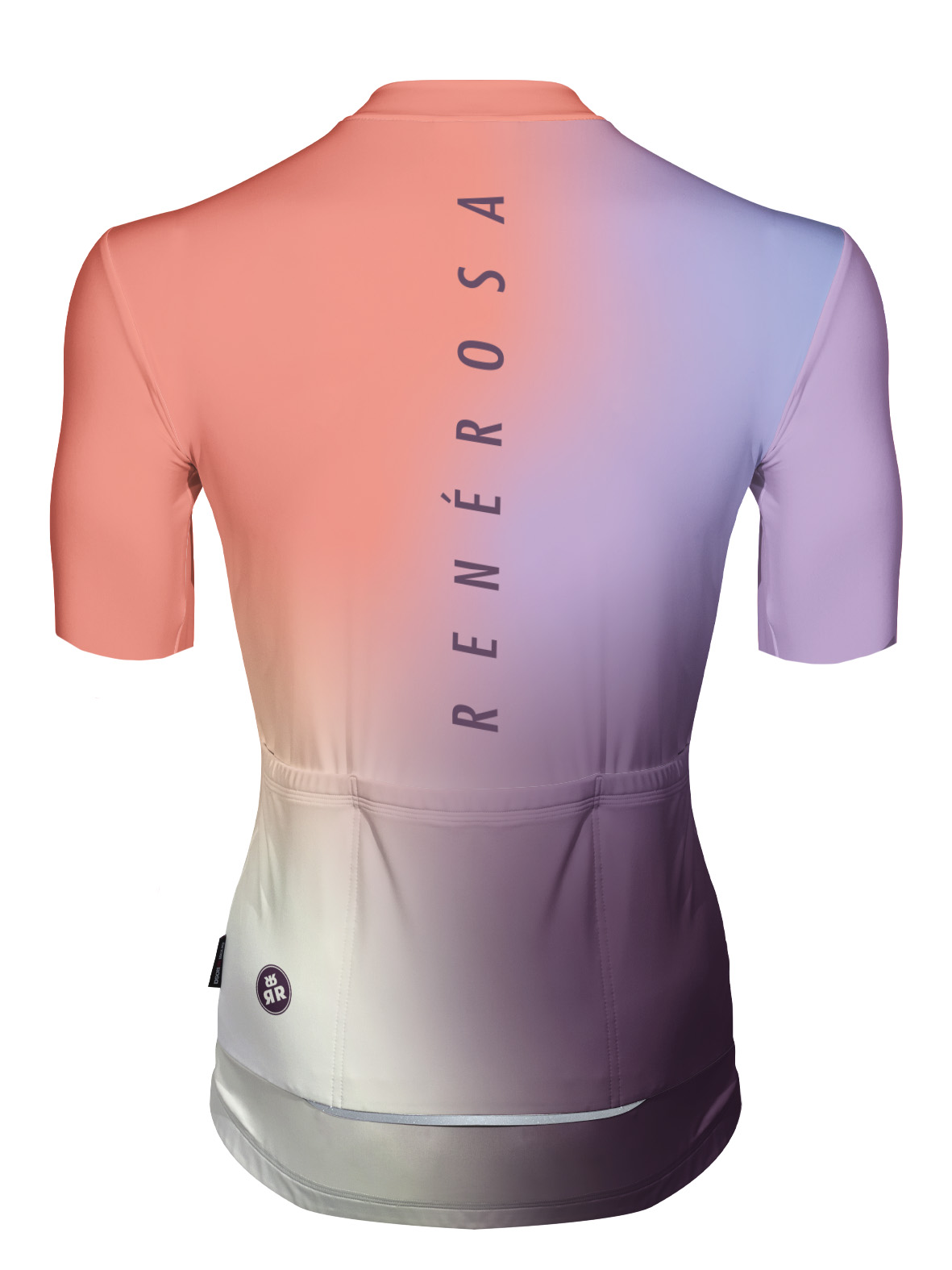 Kurzarm Radtrikot  RRT2048M RenéRosa Delight Orange Lavender