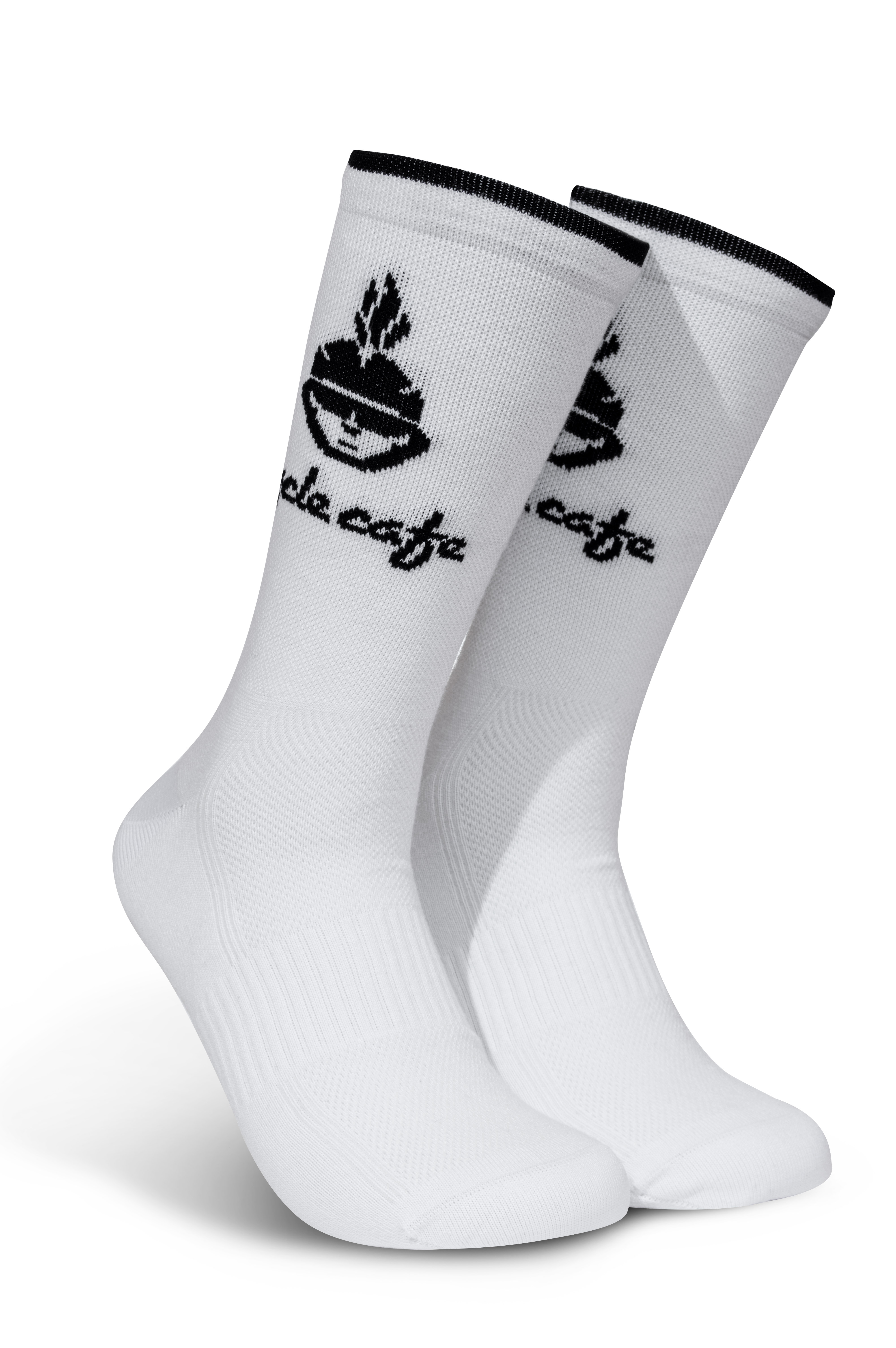 Gewebte Socken weiss / Cycle Cafe