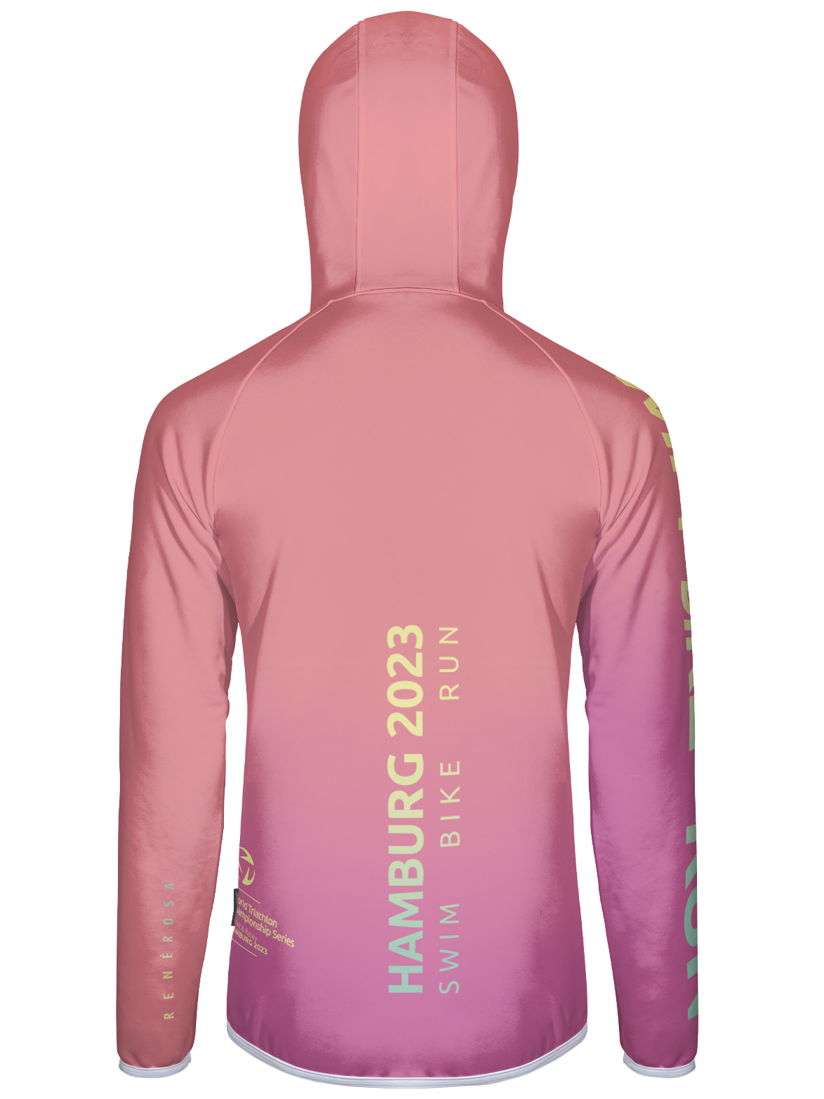 Sport Funktions-Hoodie RRT3244W /  World Triathlon Hamburg 2023 Pink