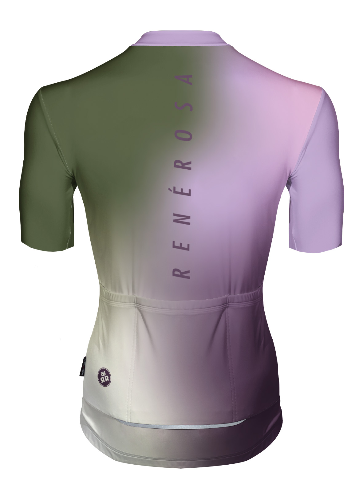 Kurzarm Radtrikot  RRT2048M RenéRosa Delight Olive-Lavender