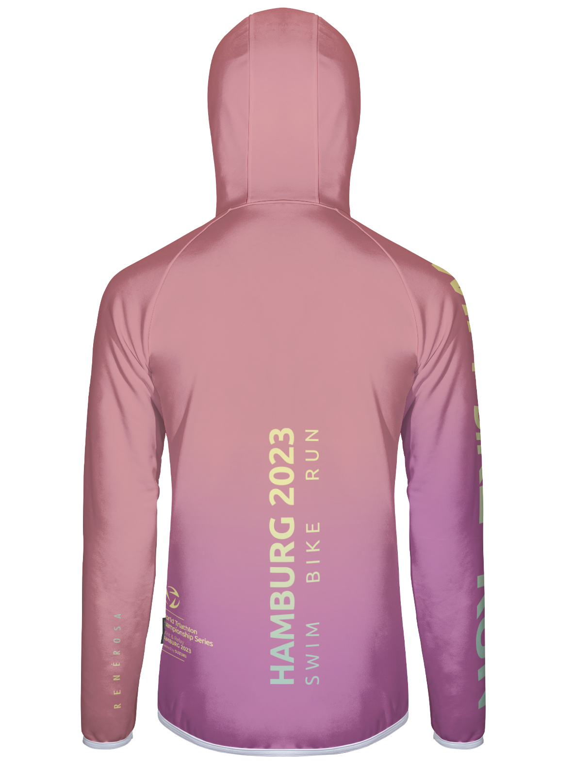 Sport Funktions-Hoodie RRT3244W /  World Triathlon Hamburg 2023 Pink